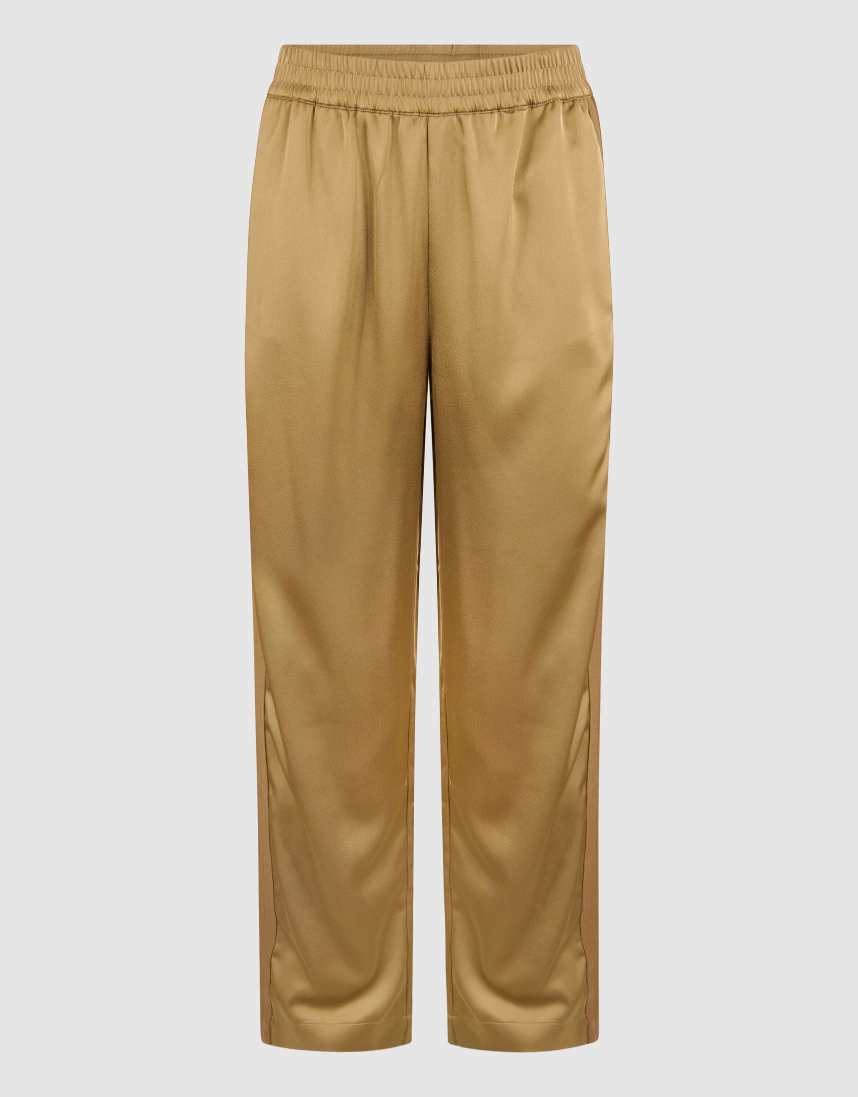 Satijnen Wide Leg Broek Camel SHOEBY WOMEN
