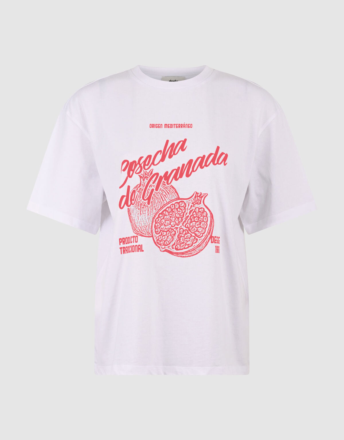 Granada Artwork T-shirt Wit SHOEBY WOMEN