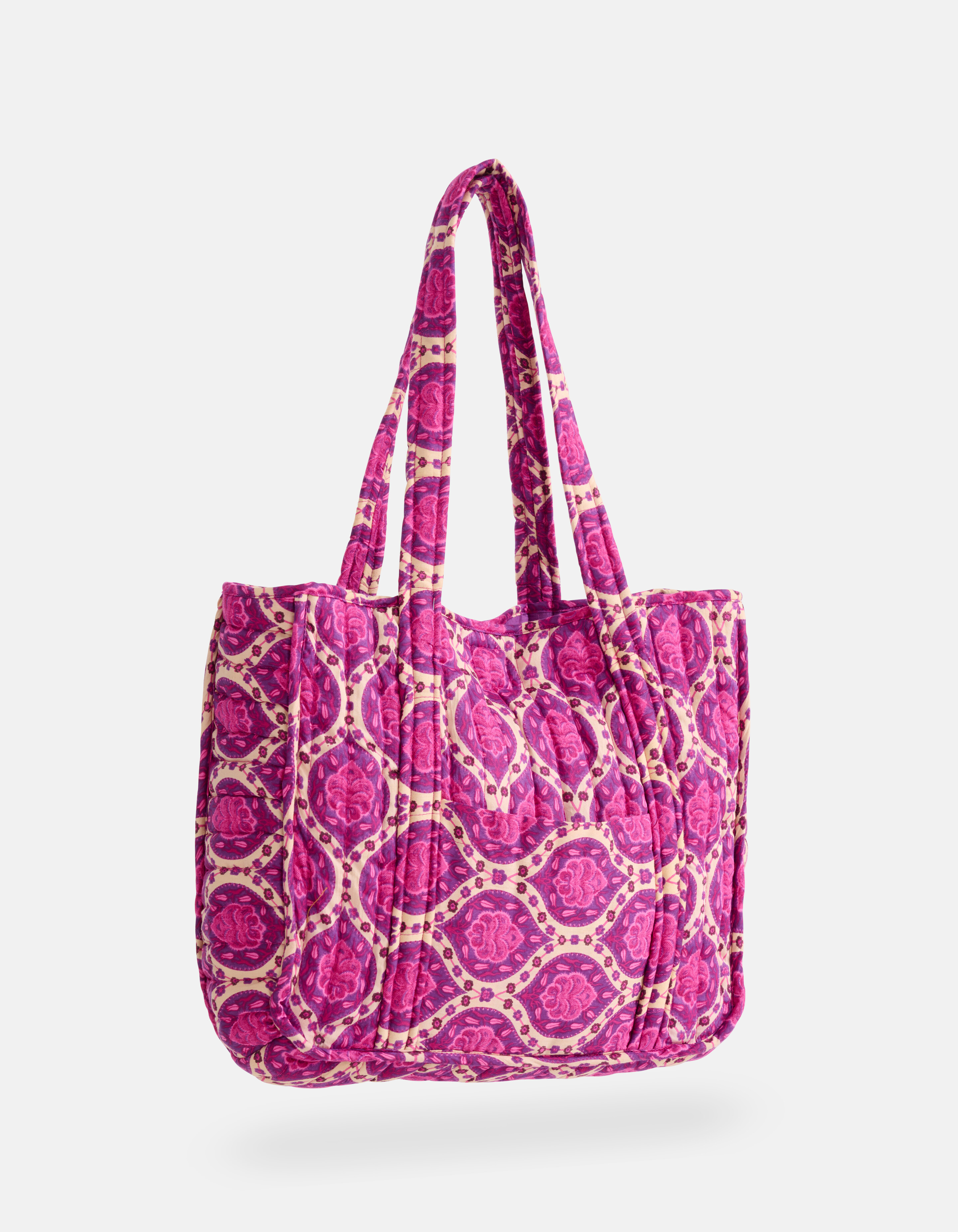 Grafische Print Shopper Paars SHOEBY ACCESSOIRES