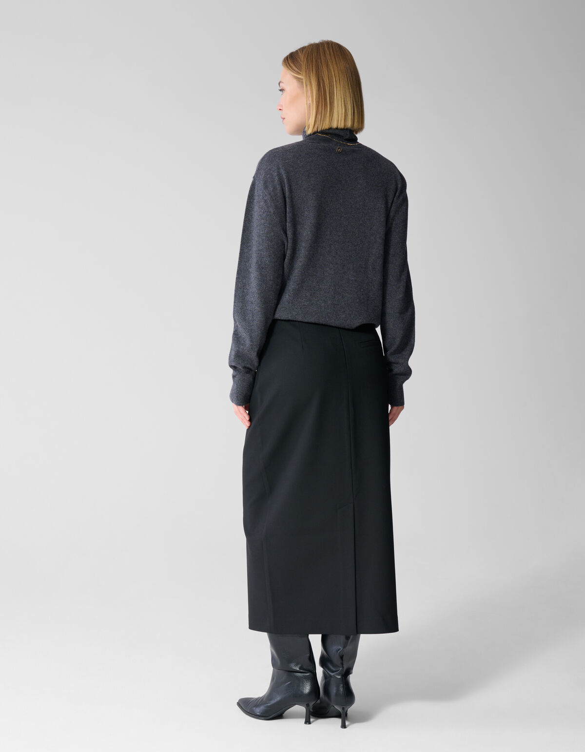 Pencil Maxi Rok Zwart By Lonneke SHOEBY WOMEN