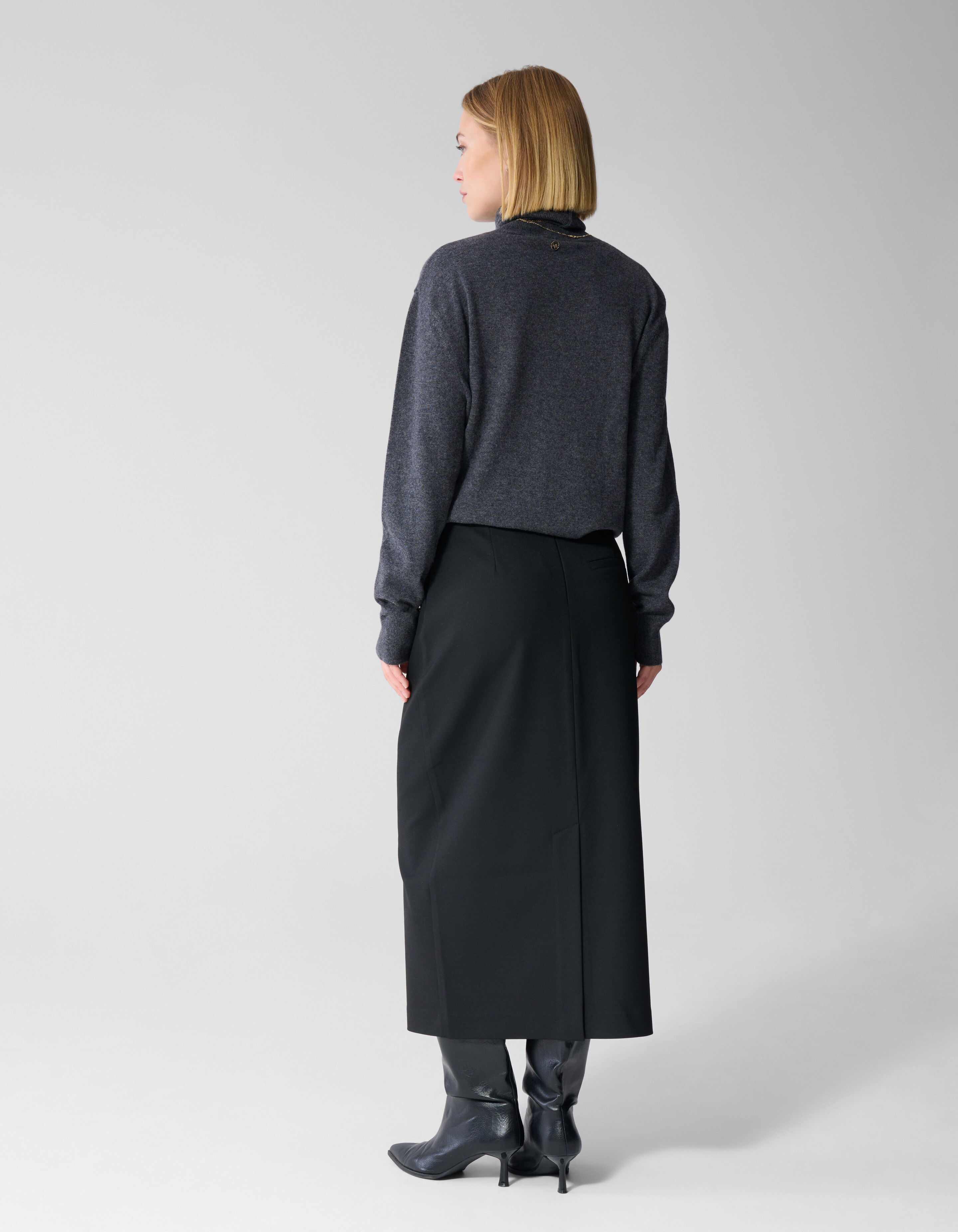 Pencil Maxi Rok Zwart By Lonneke SHOEBY WOMEN