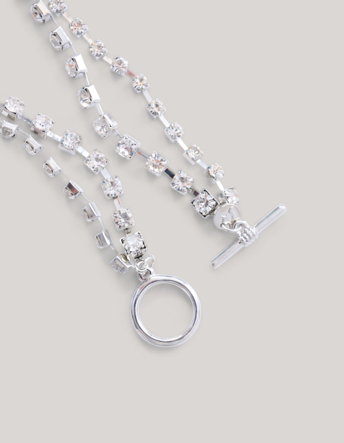 Double Ketting Zilver SHOEBY ACCESSOIRES