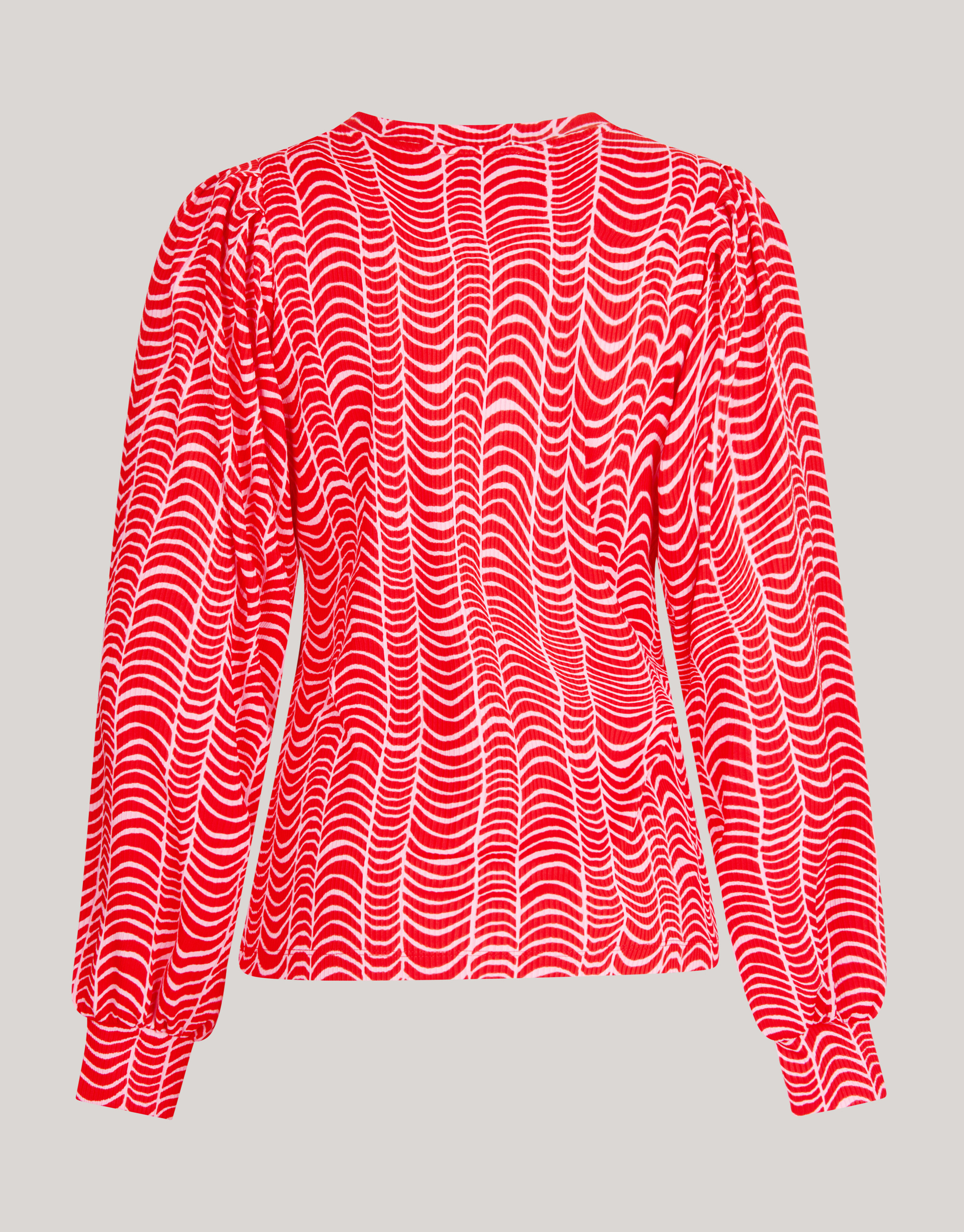 Rib Jersey Top Rood SHOEBY WOMEN