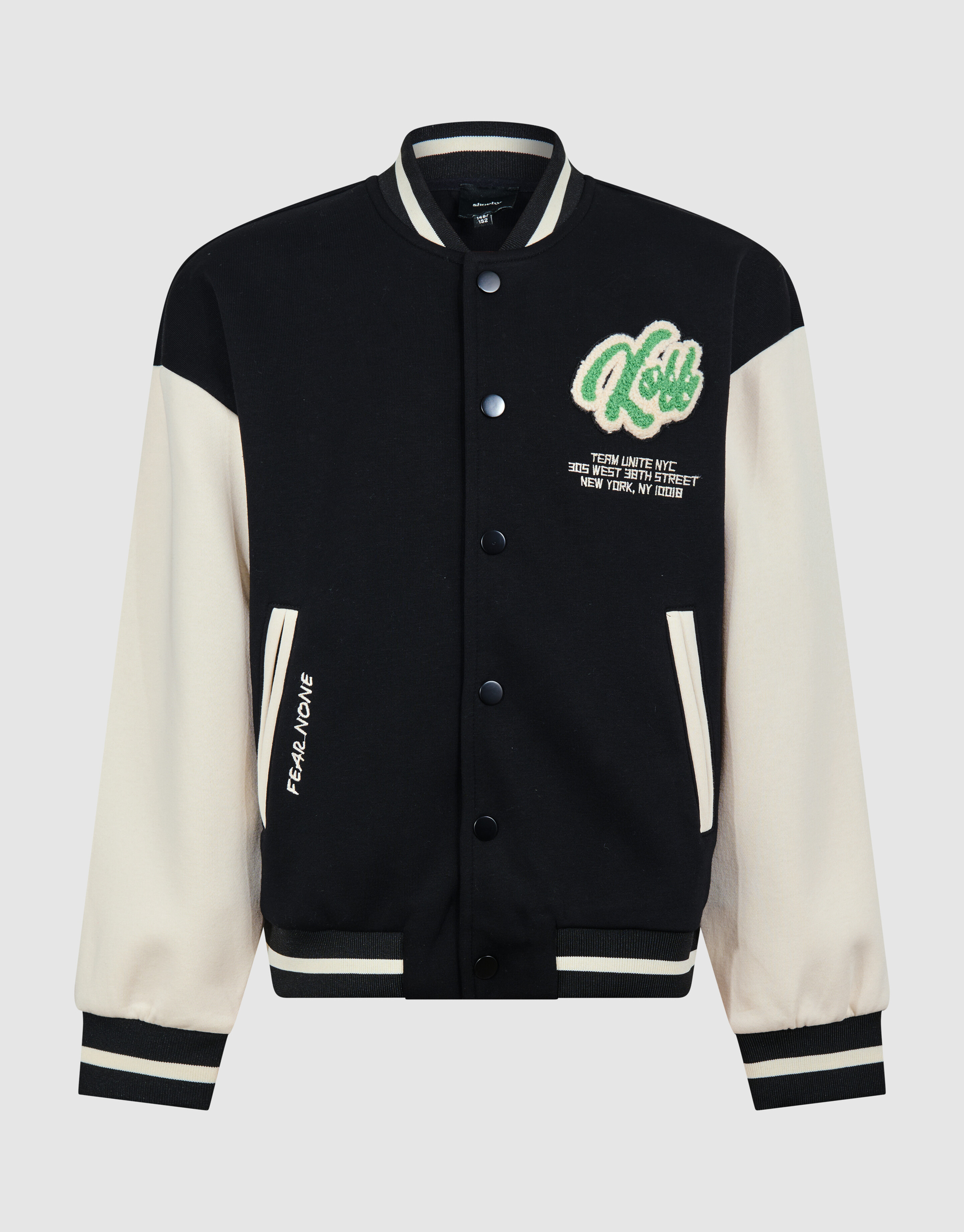 Kick Off Artwork Bomber Zwart/Wit SHOEBY BOYS