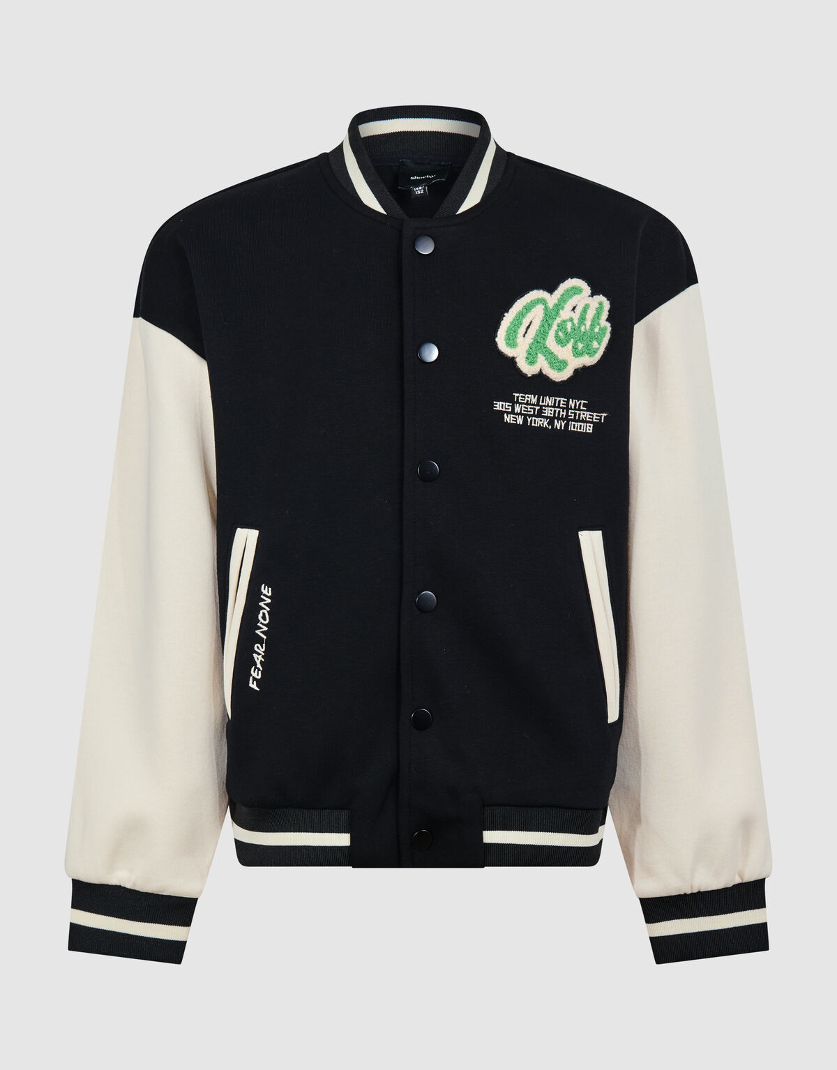 Kick Off Artwork Bomber Zwart/Wit SHOEBY BOYS