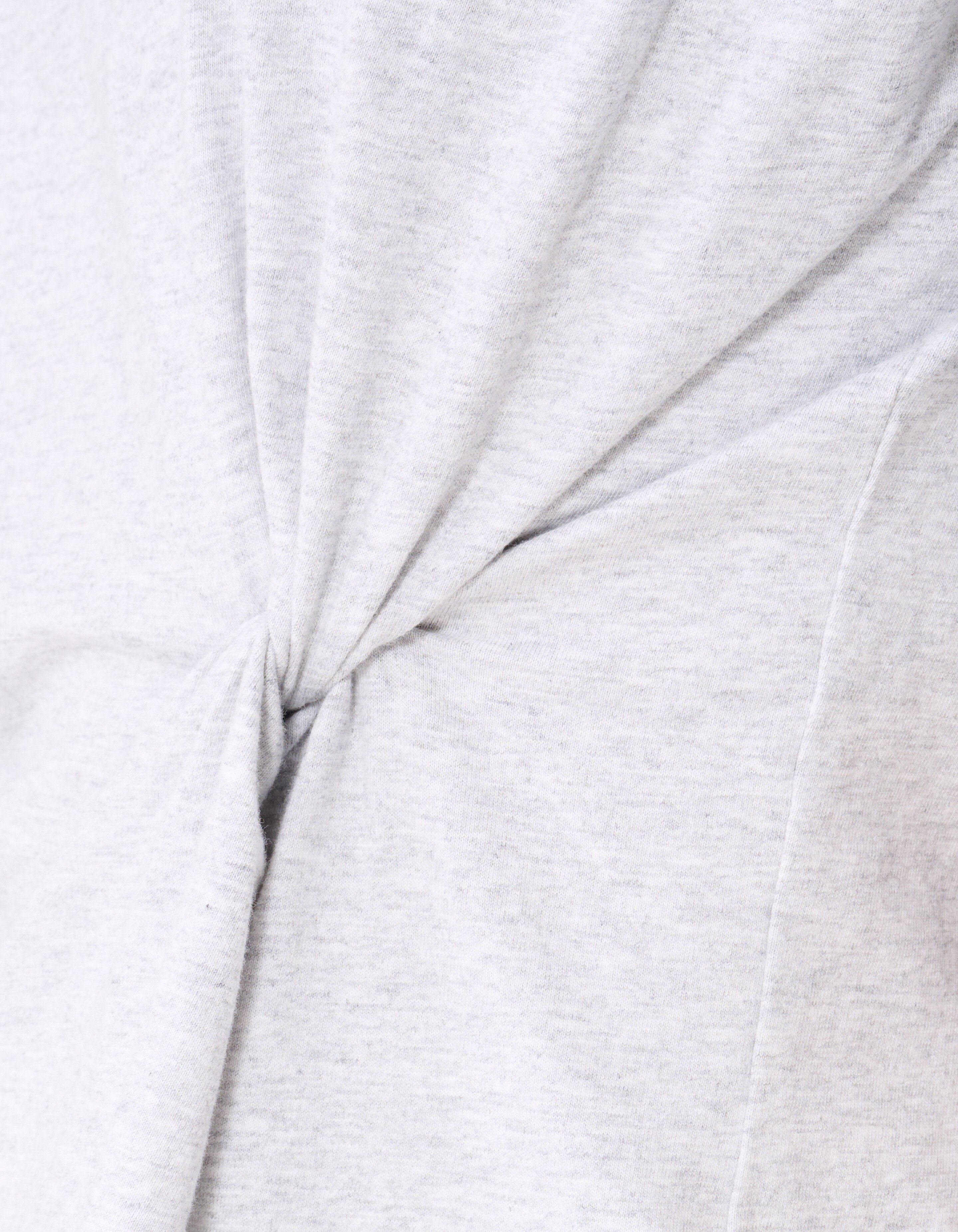 Oversized Knot T-shirt Lichtgrijs By Monica SHOEBY WOMEN