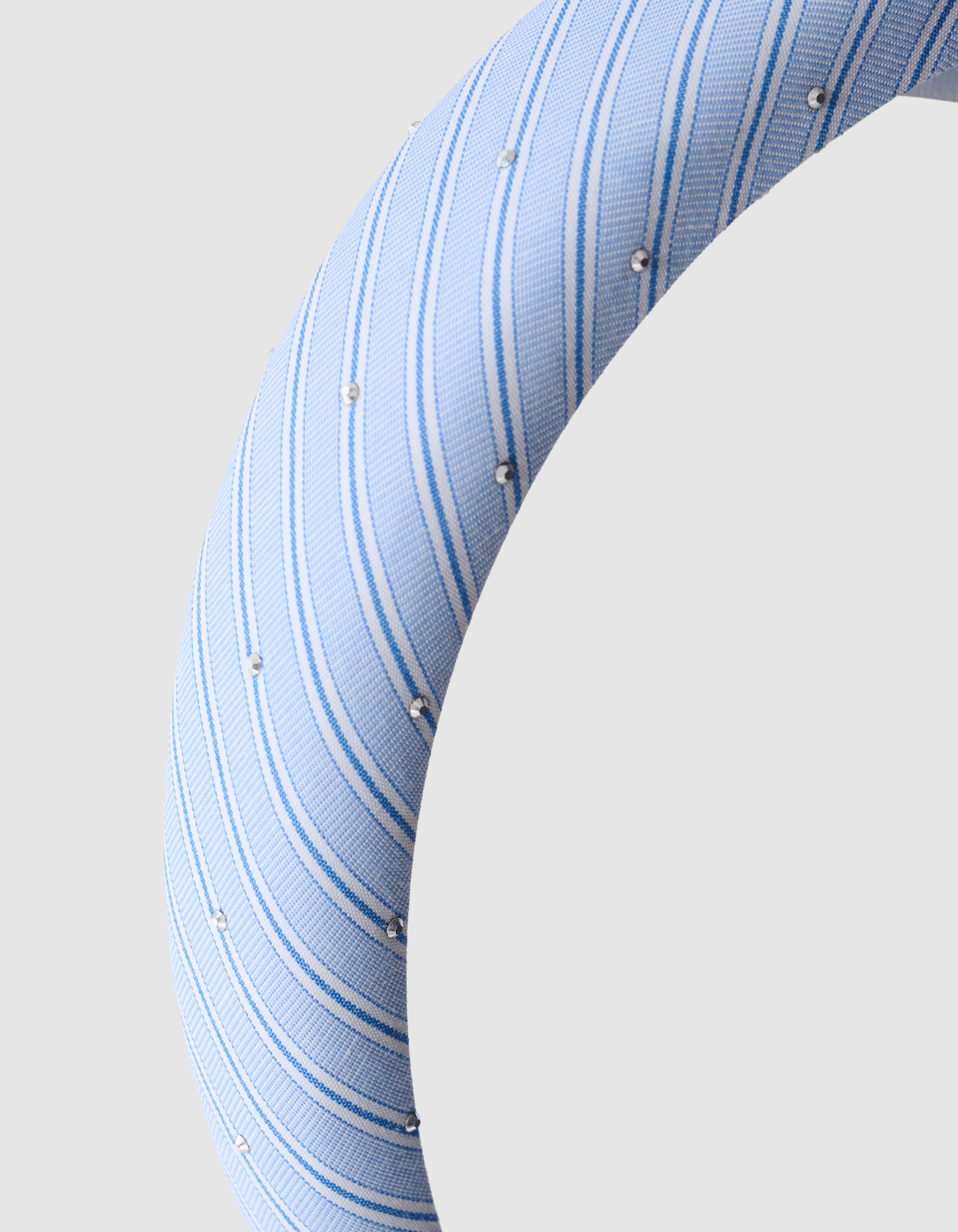 Striped Strass Haarband Lichtblauw SHOEBY GIRLS