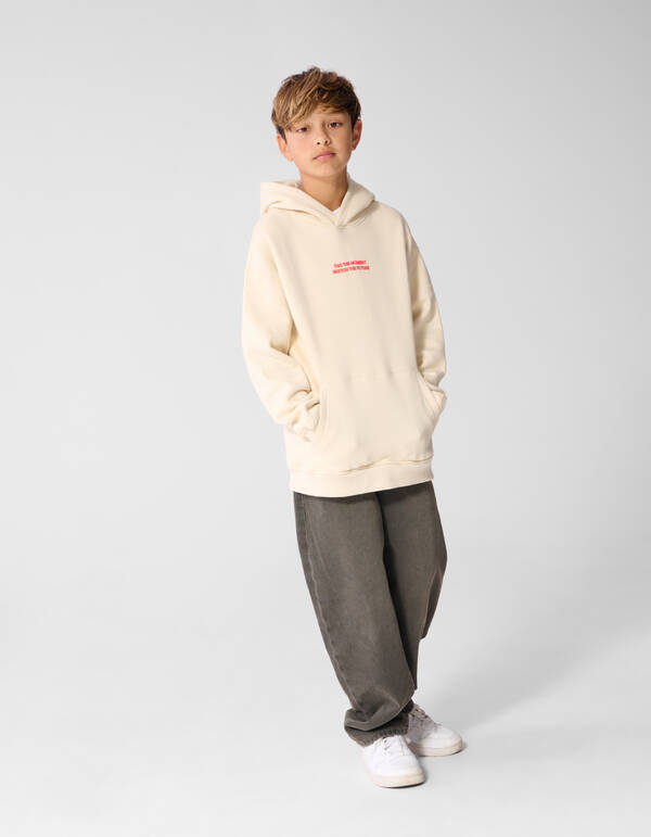 Sketch Hoodie Zand SHOEBY BOYS