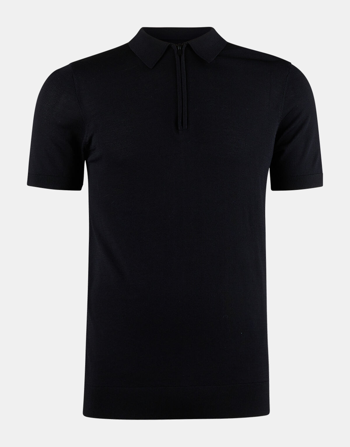 Zipper Knit Polo Shirt REFILL