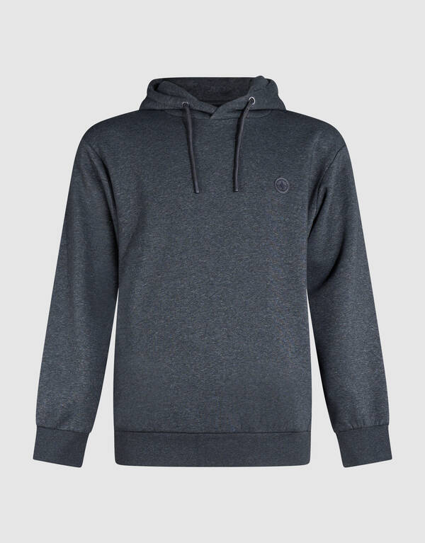 Embroidery Hoodie Donkergrijs SHOEBY MEN