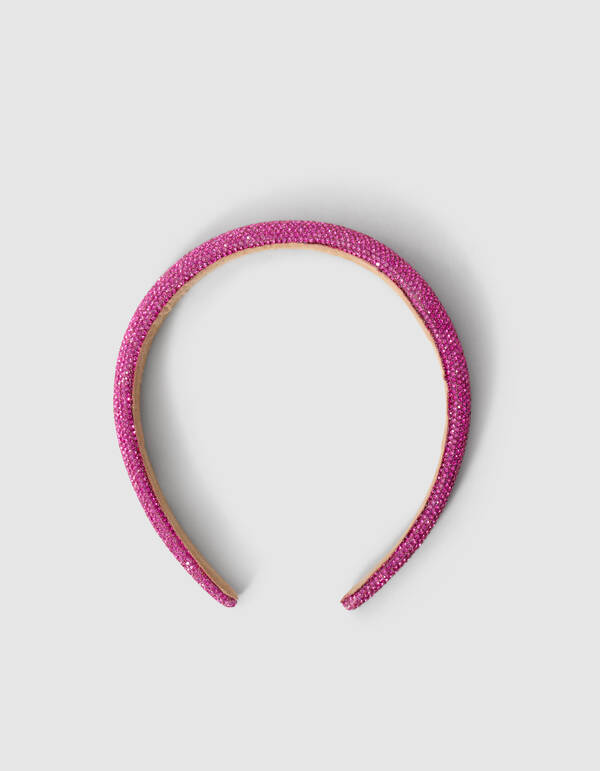 Strass Haarband Roze SHOEBY ACCESSOIRES