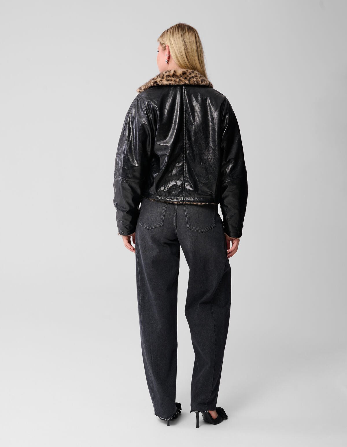 Reversible Jaguar Jack Bruin/Zwart SHOEBY WOMEN