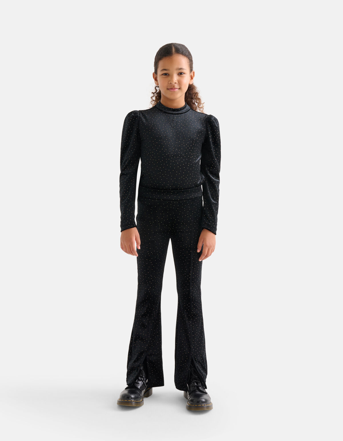 Velvet Top Zwart By Nicolette SHOEBY GIRLS