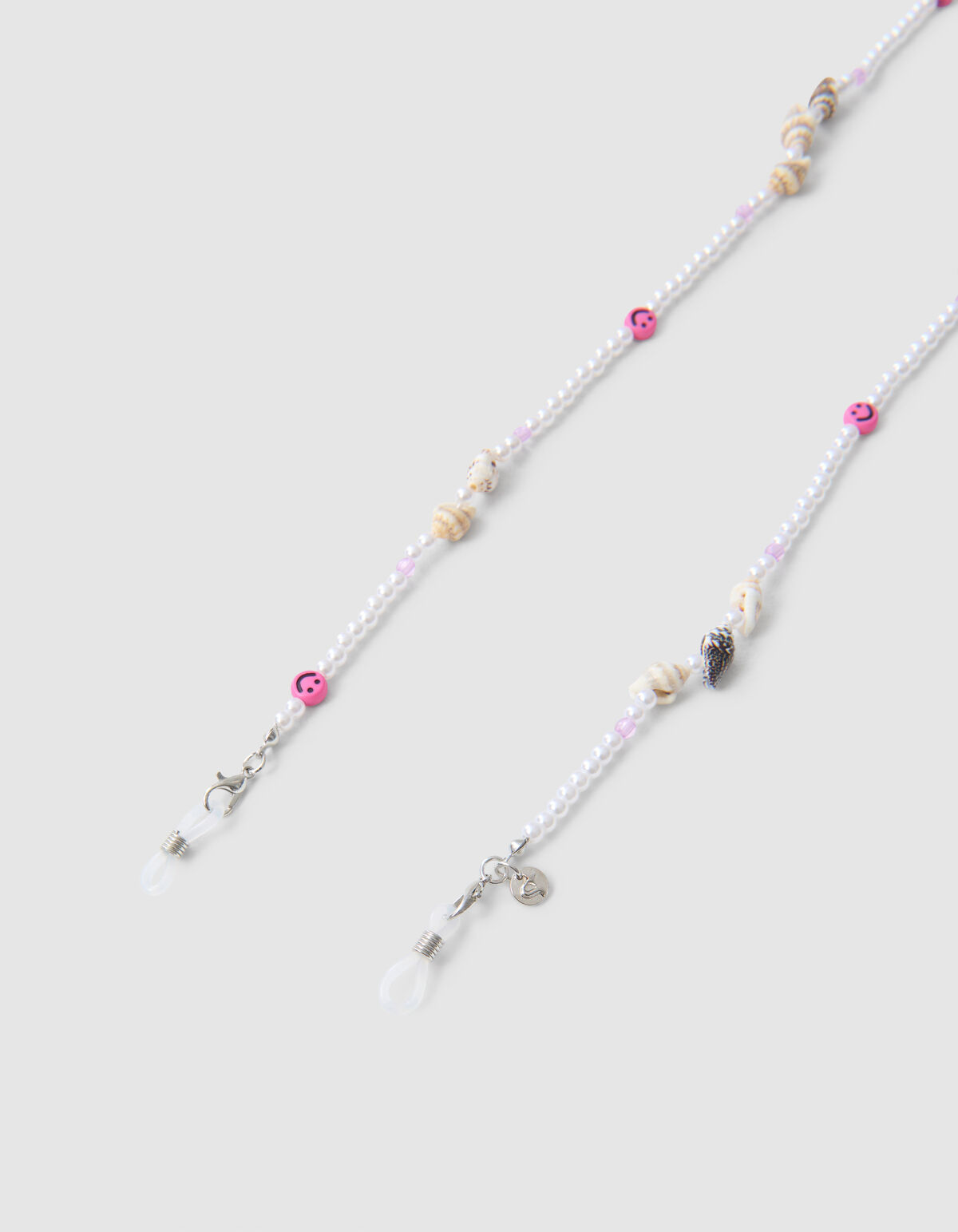 Schelp Zonnebril Koord Roze SHOEBY ACCESSOIRES