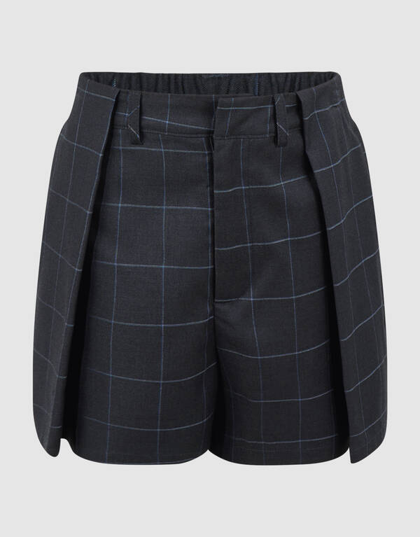 Ruiten Pleated Short Donkergrijs SHOEBY GIRLS