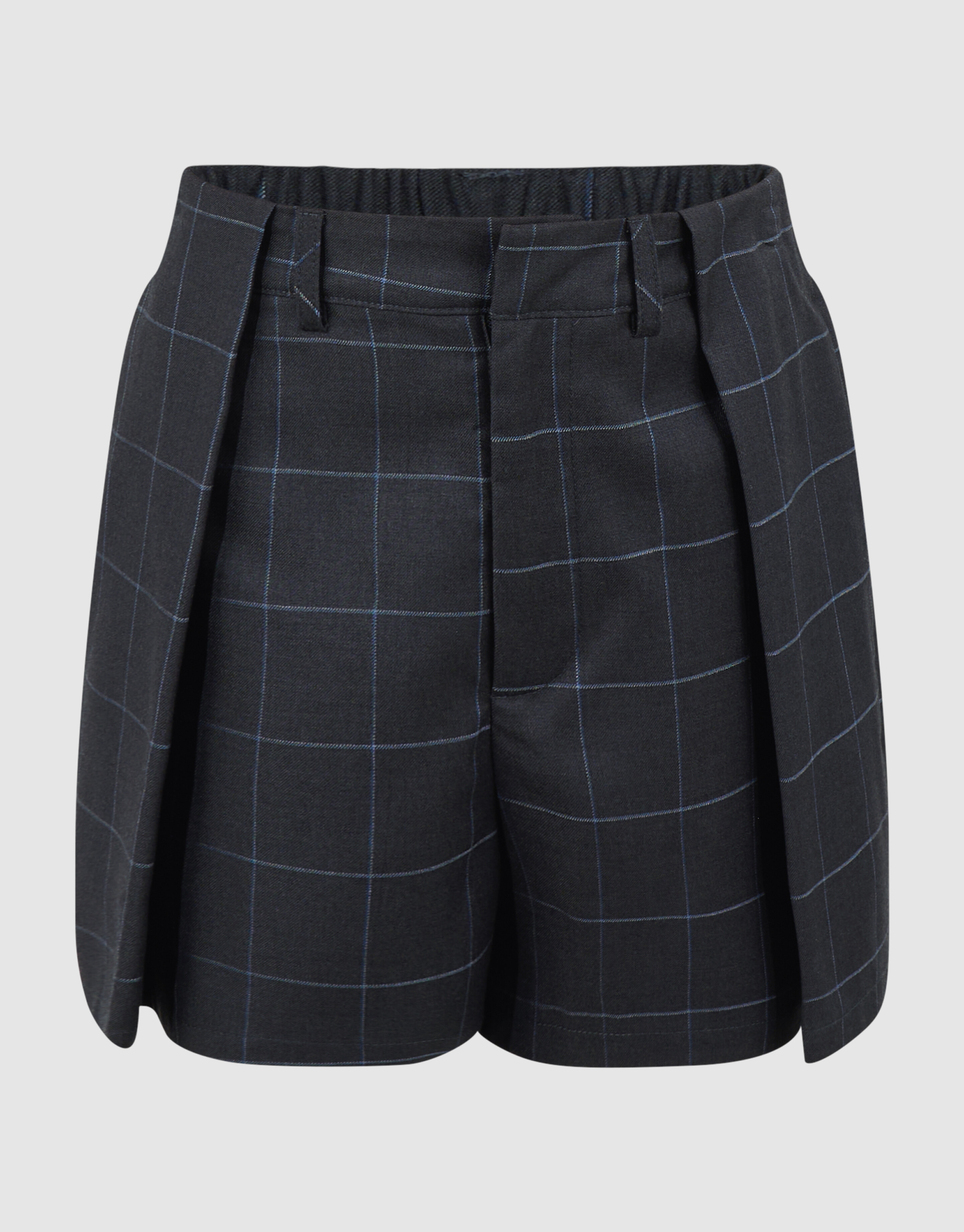 Ruiten Pleated Short Donkergrijs SHOEBY GIRLS