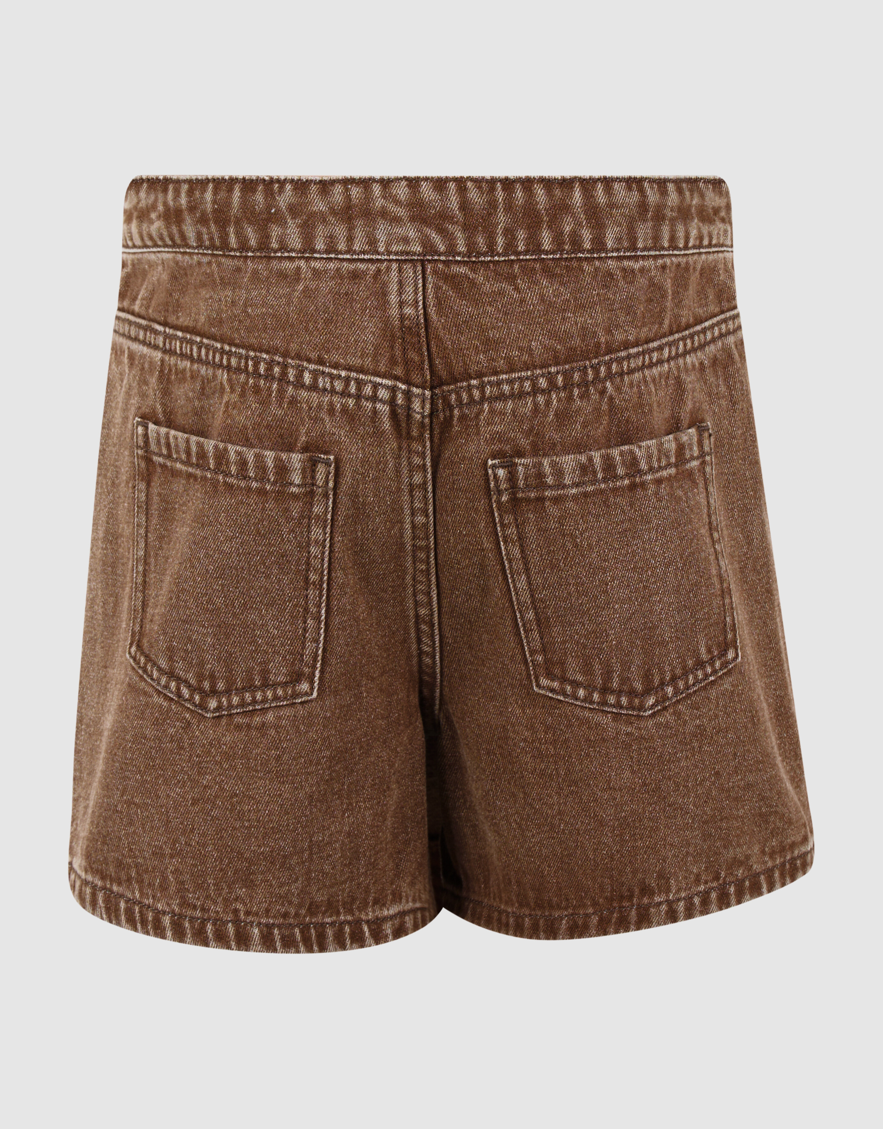 Heart Denim Skort Bruin SHOEBY GIRLS
