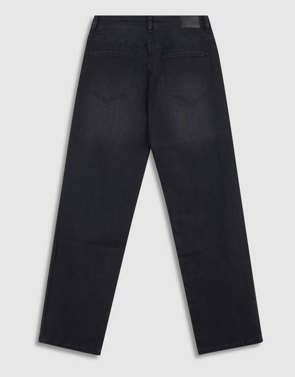 Straight Fit Jeans Donkergrijs SHOEBY WOMEN