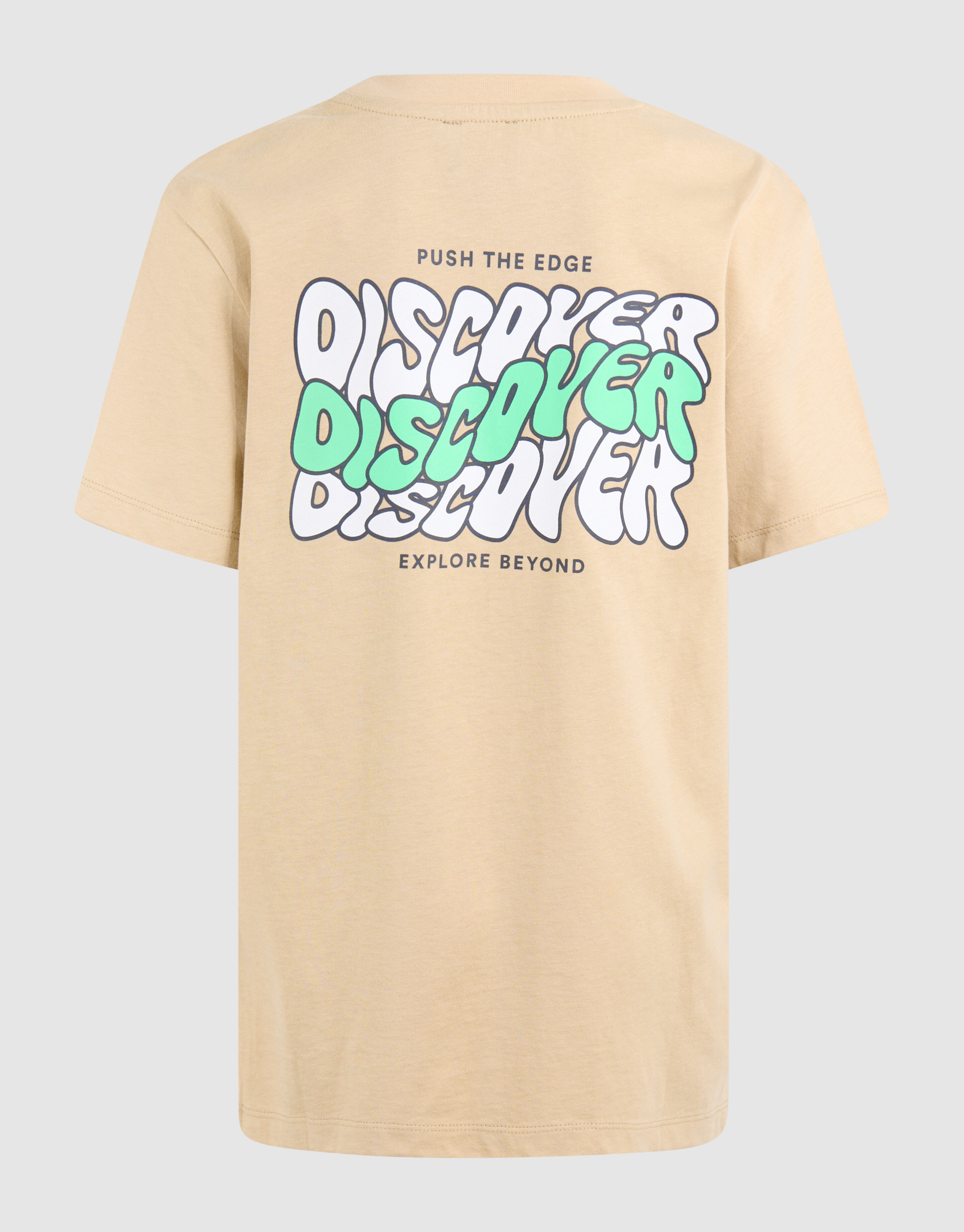Discover Artwork T-shirt Beige SHOEBY BOYS
