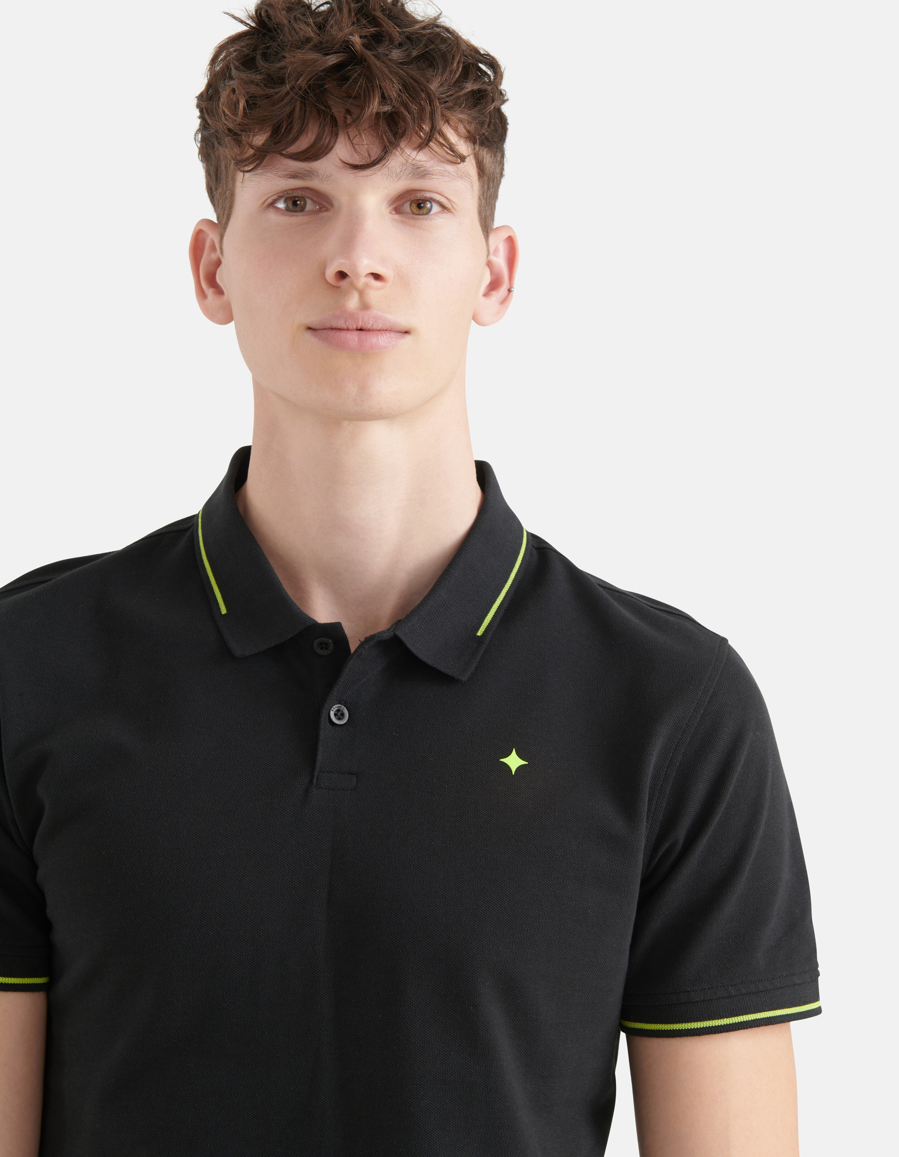 Basis Polo Zwart SHOEBY MEN