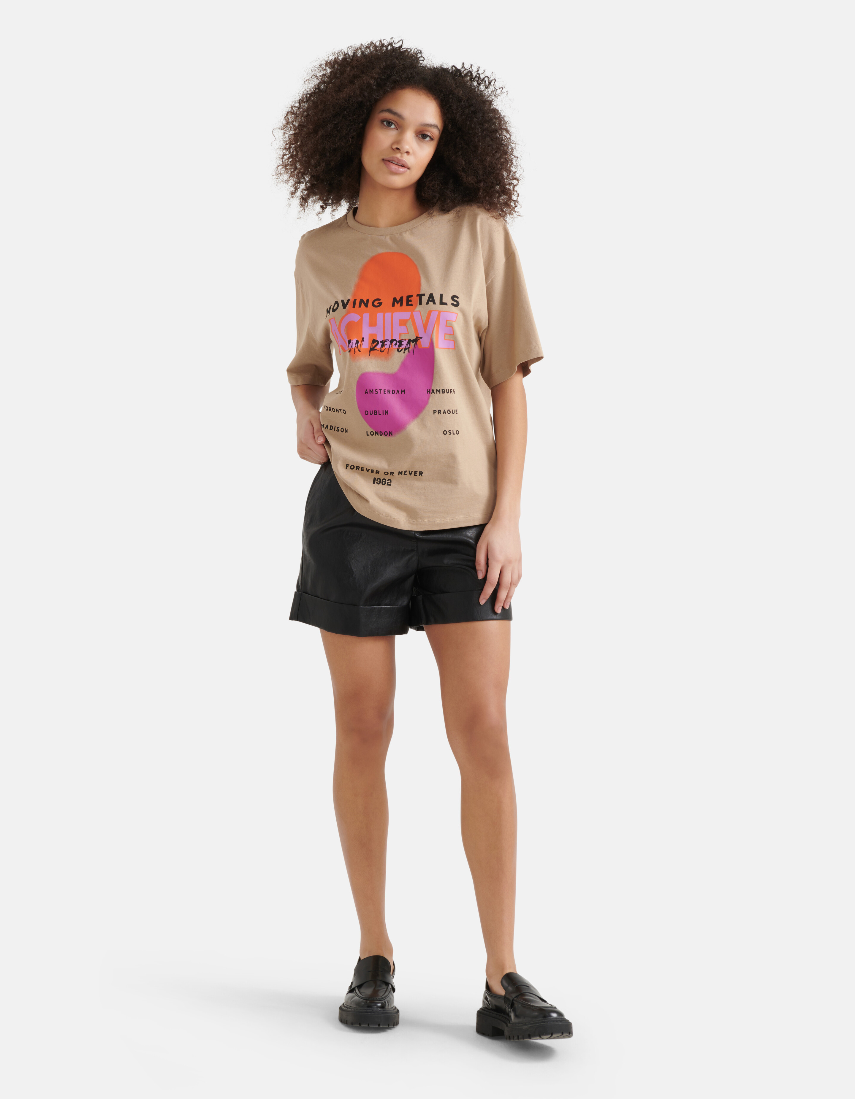 Artwork T-shirt Sand SHOEBY WOMEN