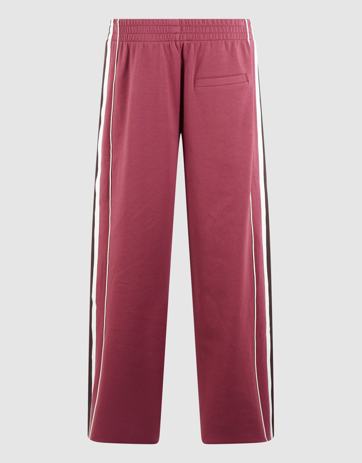 Sporty Tape Wide Leg Fit Broek Donkerrood SHOEBY WOMEN