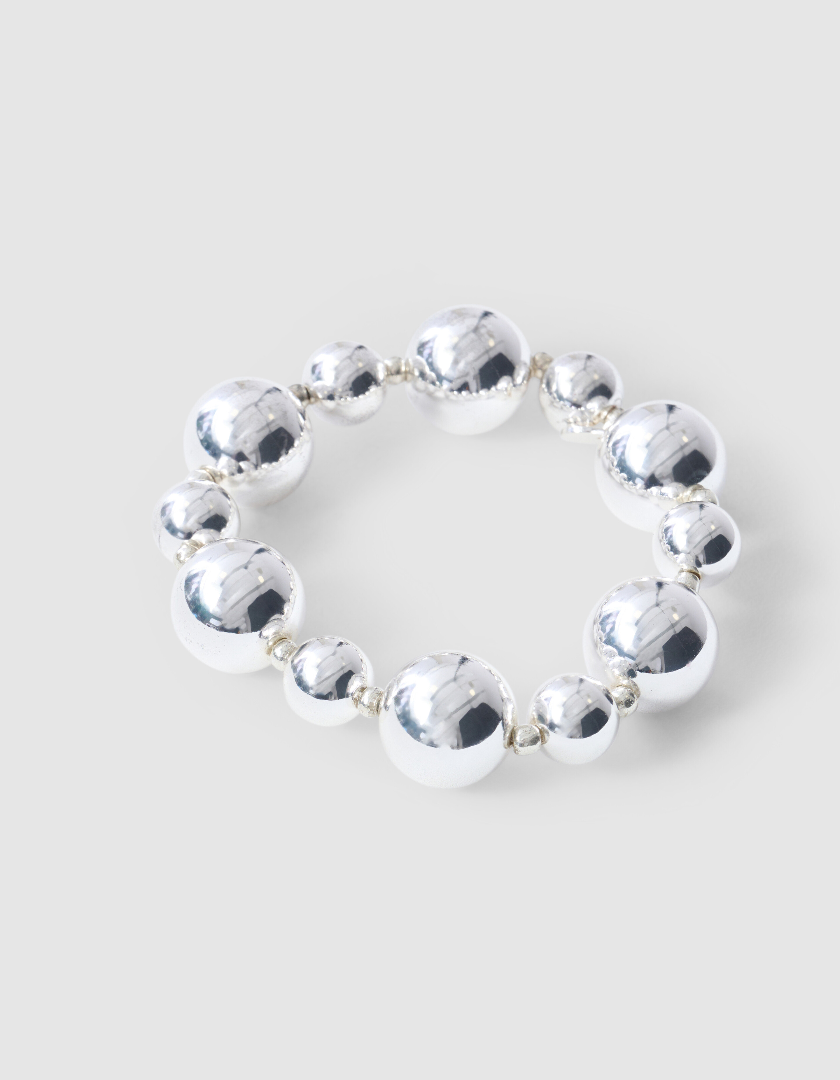 Beaded Armband Zilver SHOEBY ACCESSOIRES
