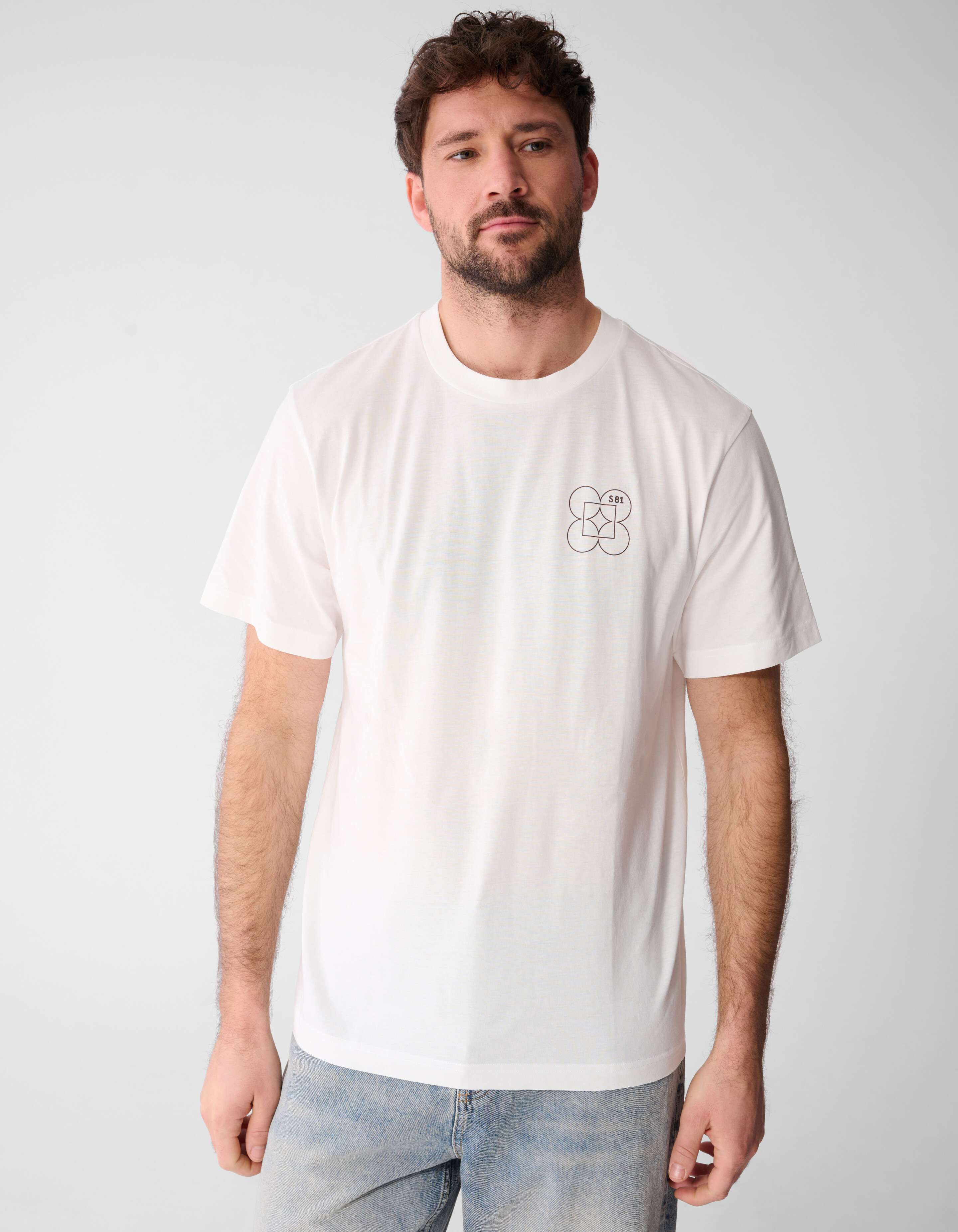 Spark Artwork T-shirt Wit SHOEBY MEN