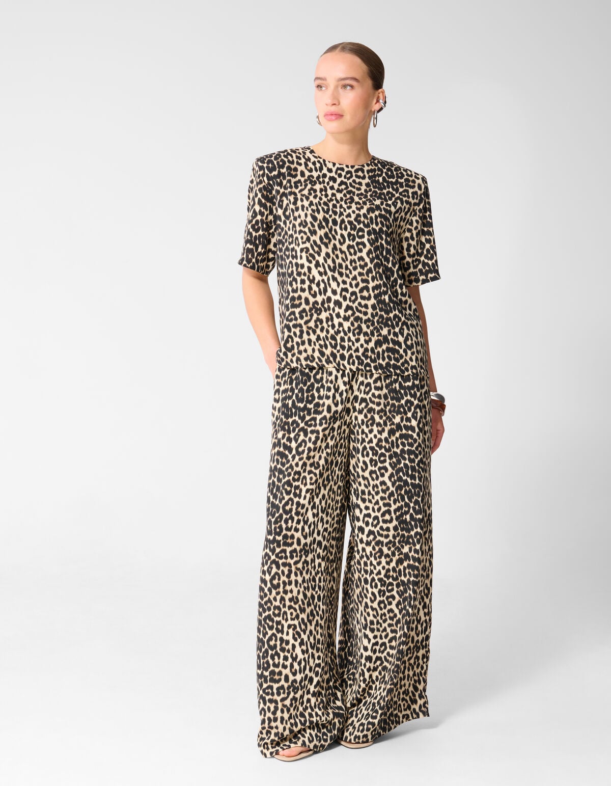 Leopard Twist Top Bruin SHOEBY WOMEN