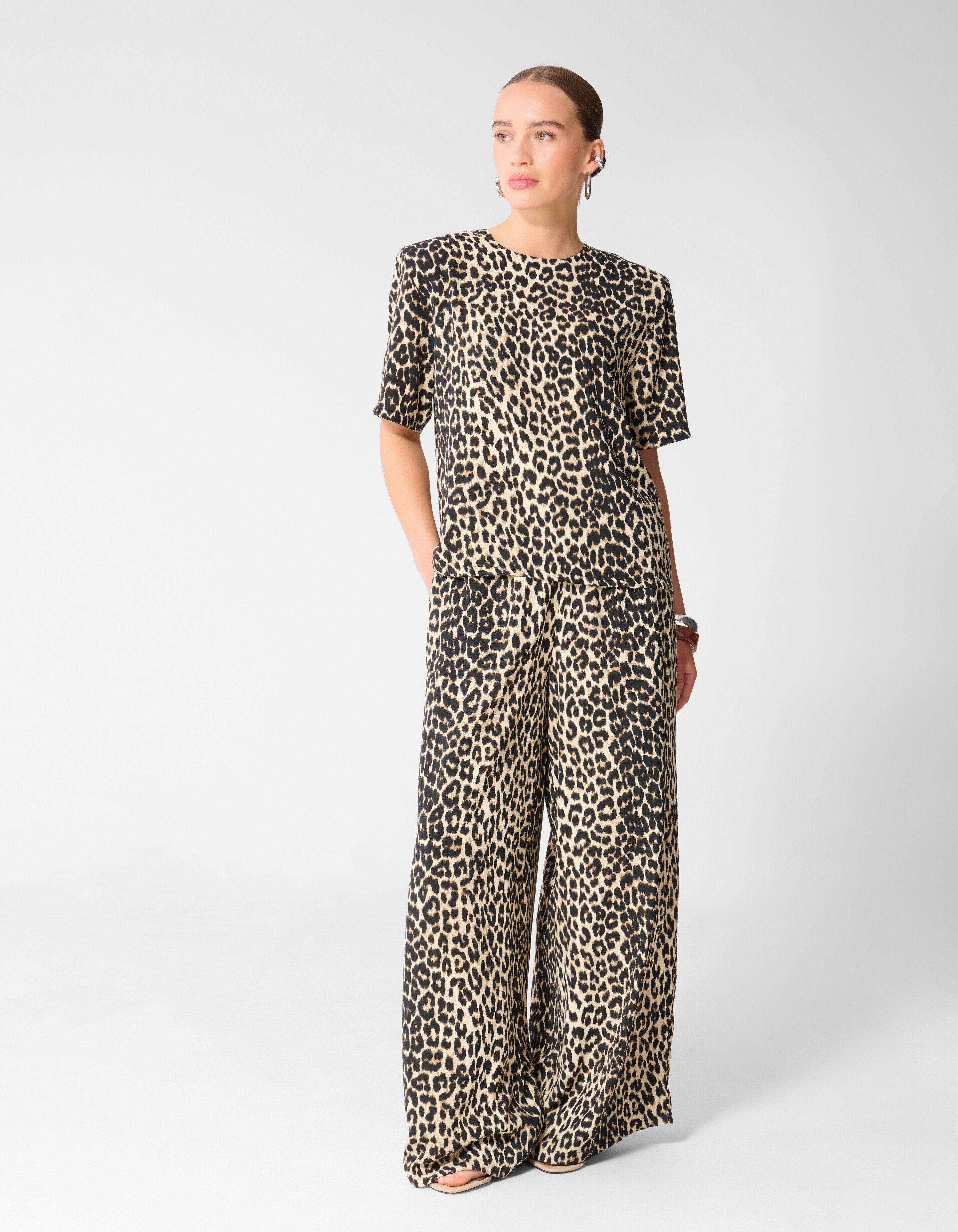 Leopard Twist Top Bruin SHOEBY WOMEN
