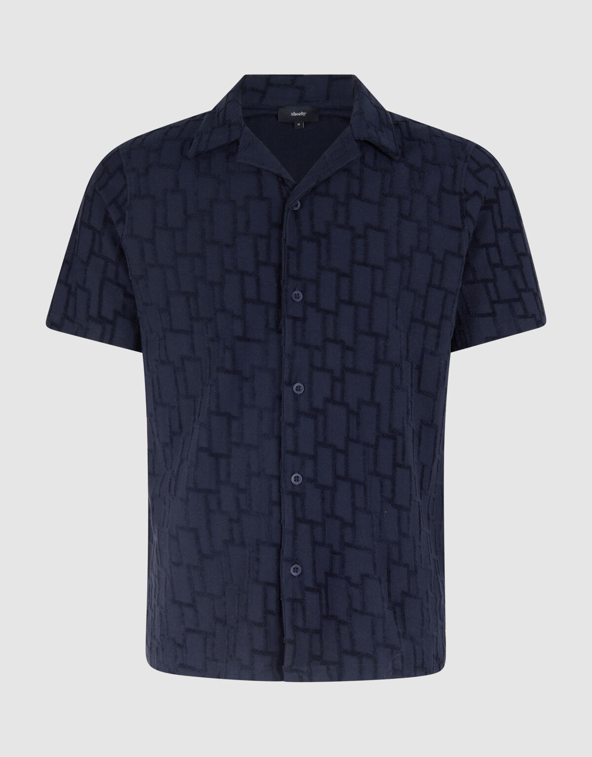 Structuur Shirt Blauw SHOEBY MEN