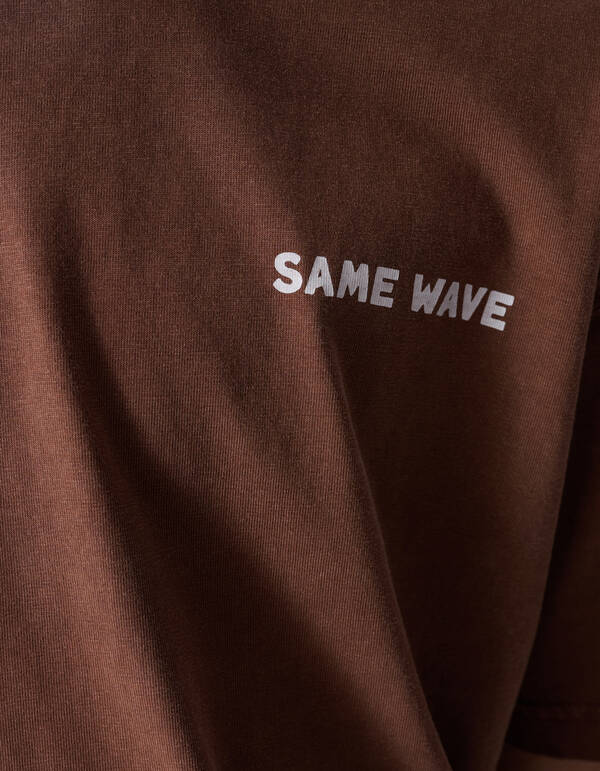 Same Wave Artwork T-shirt Bruin SHOEBY BOYS