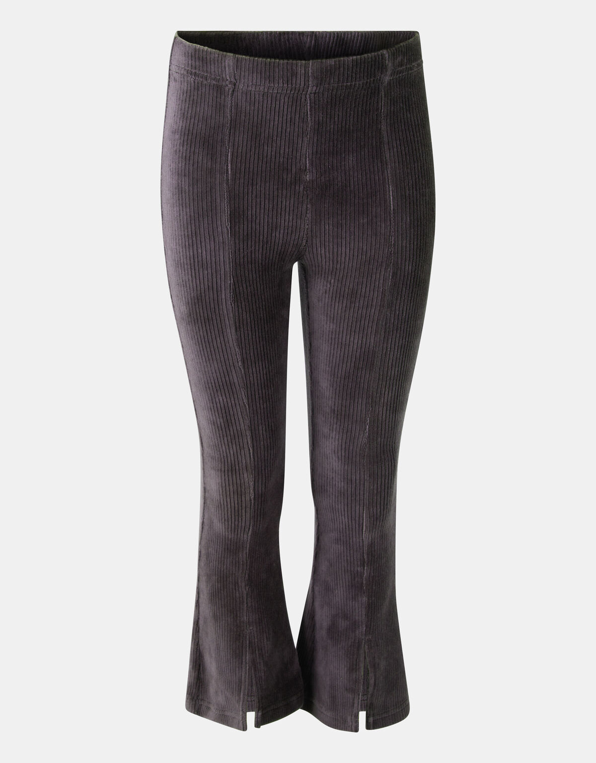 Ribstof Split Broek Grijs SHOEBY GIRLS