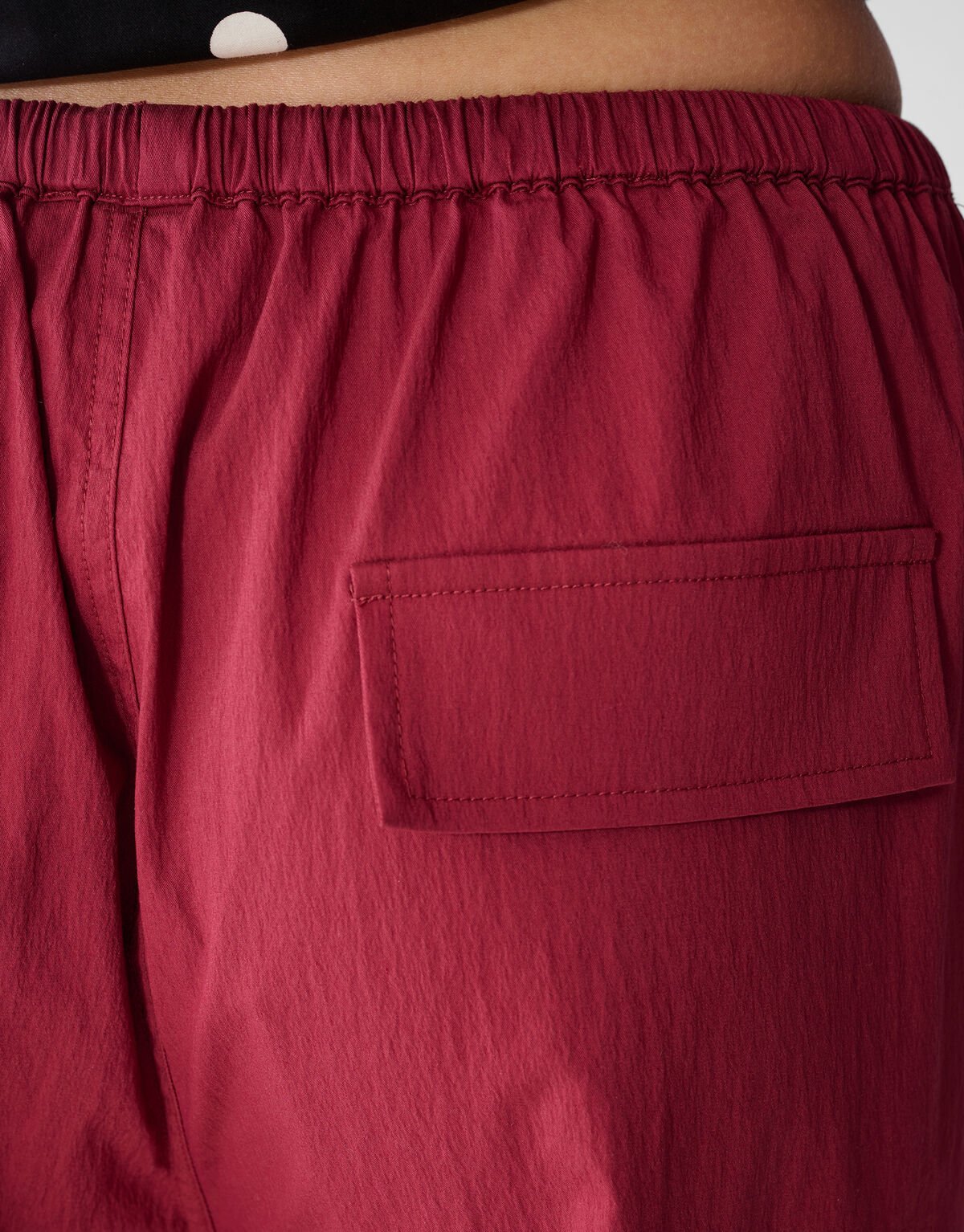 Balloon Fit Jog Broek Donkerrood SHOEBY WOMEN