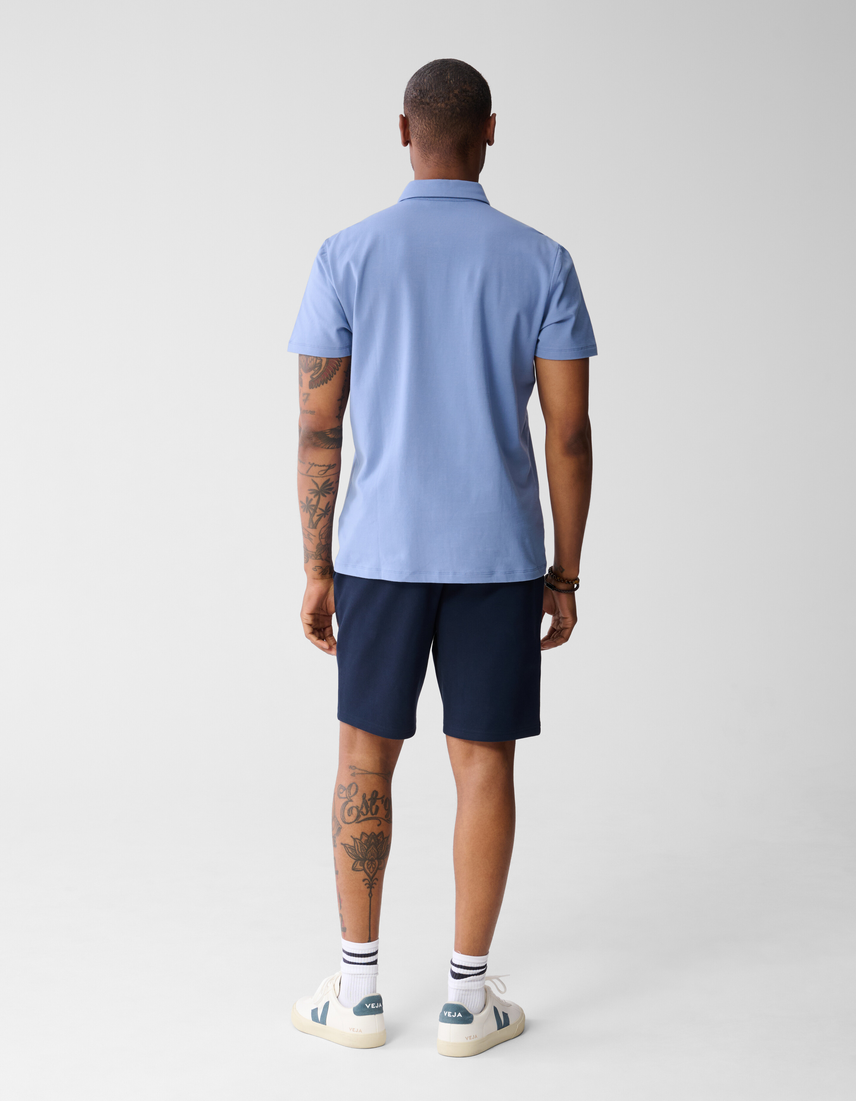 Jersey Polo Lichtblauw SHOEBY MEN