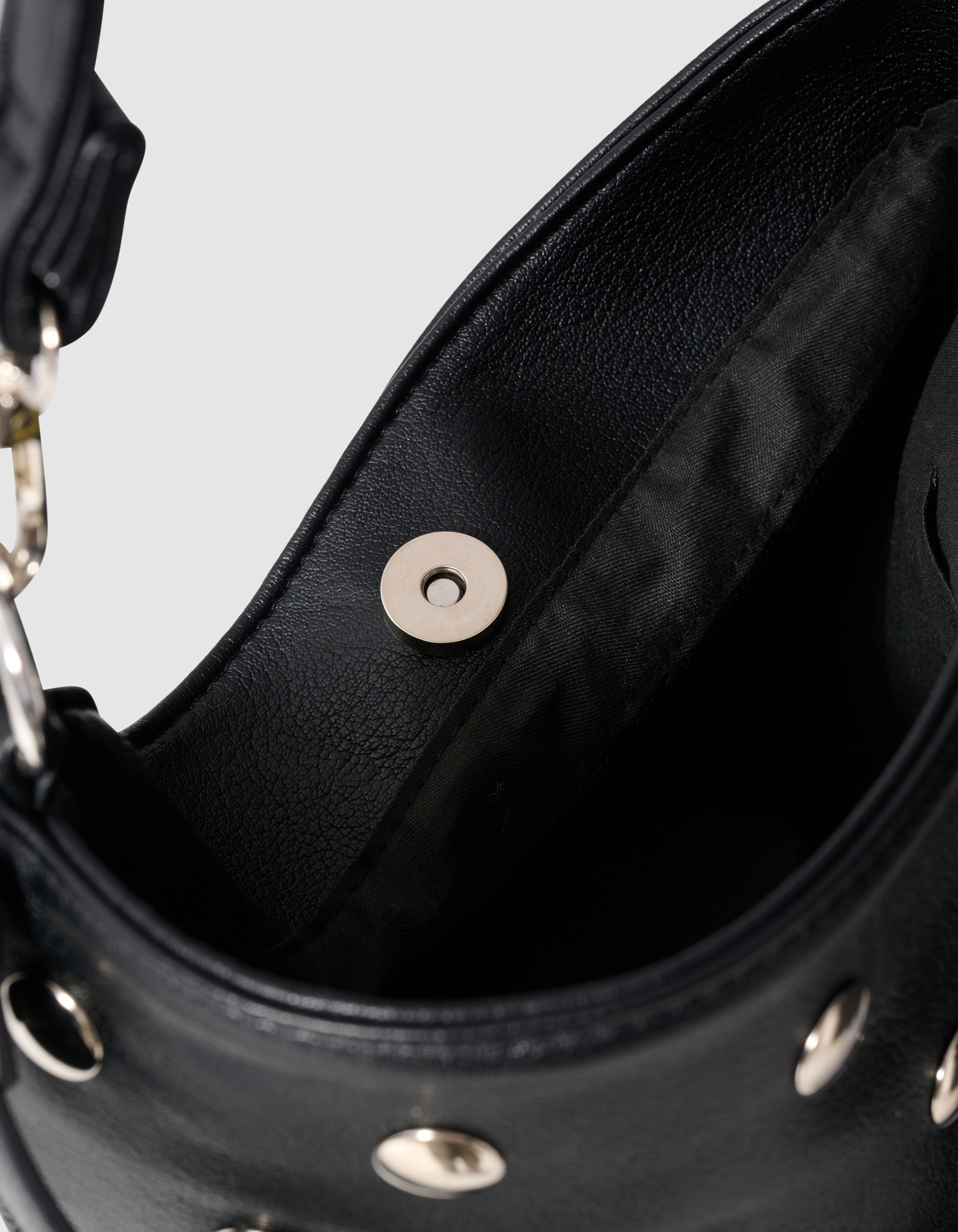 Studded Bucket Tas Zwart SHOEBY ACCESSOIRES
