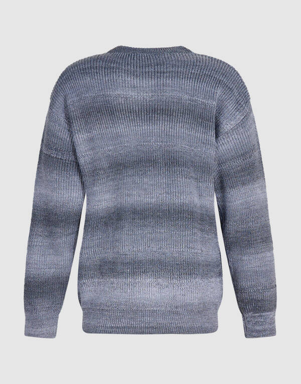 Gradient Gebreide Trui Grijs SHOEBY MEN