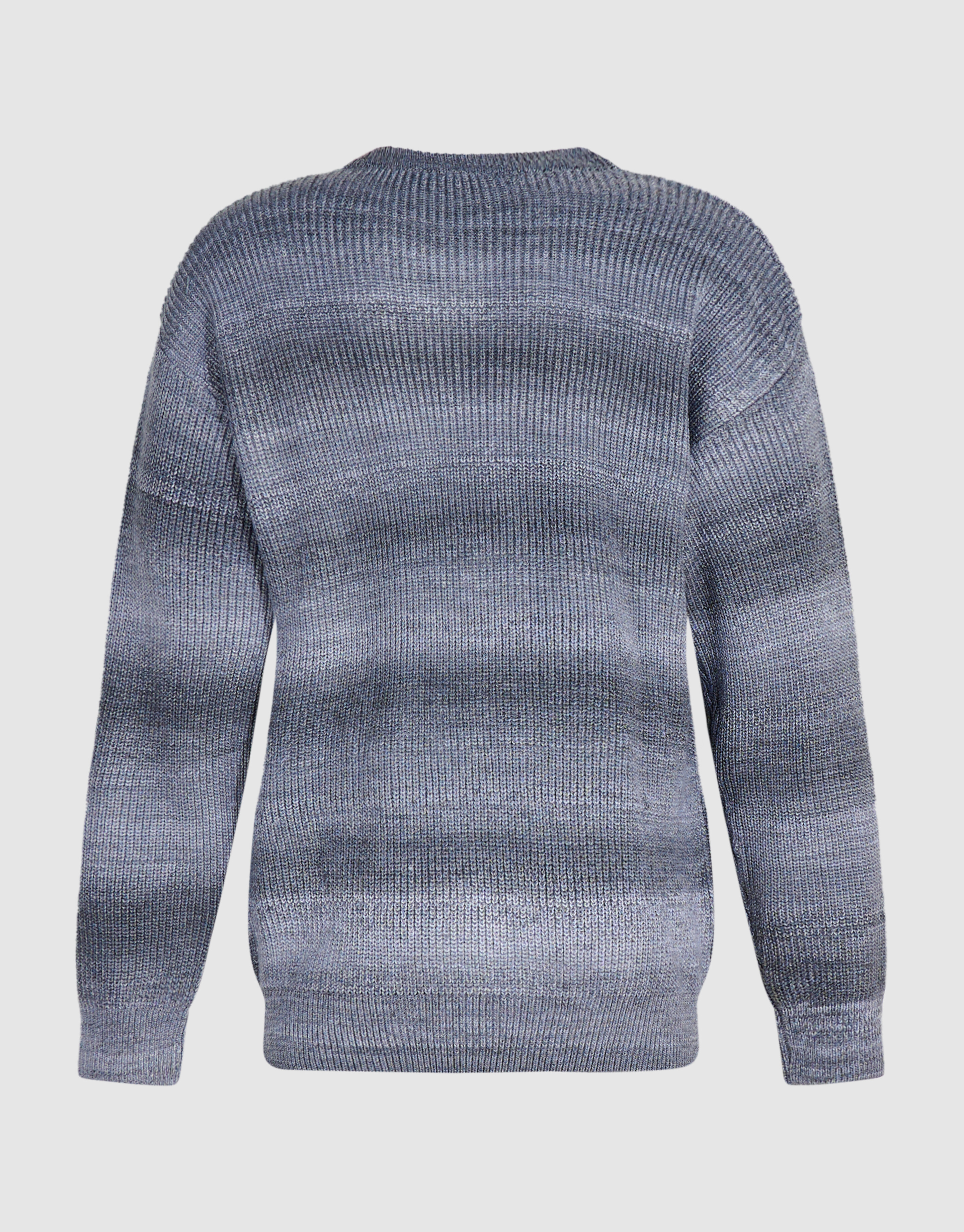 Gradient Gebreide Trui Grijs SHOEBY MEN