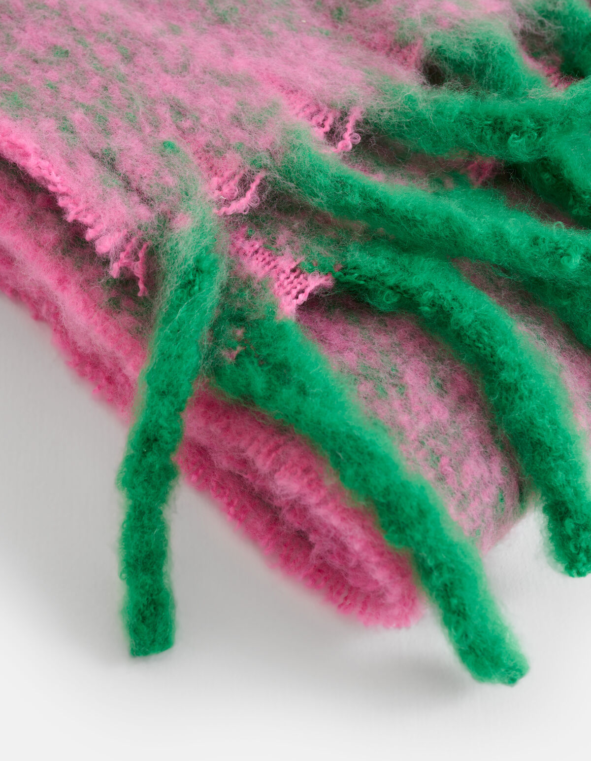 Gebreide Sjaal Groen SHOEBY ACCESSOIRES