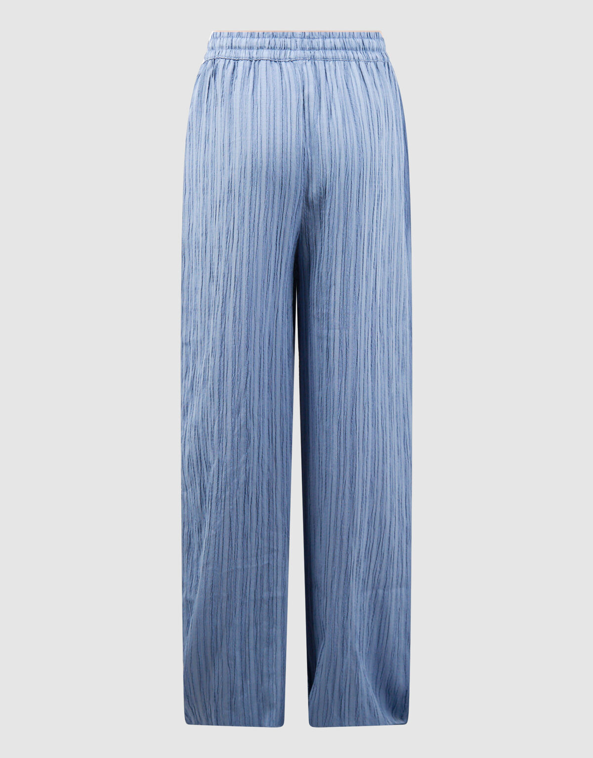 Extra Crinkle Wide Leg Broek Blauw SHOEBY GIRLS