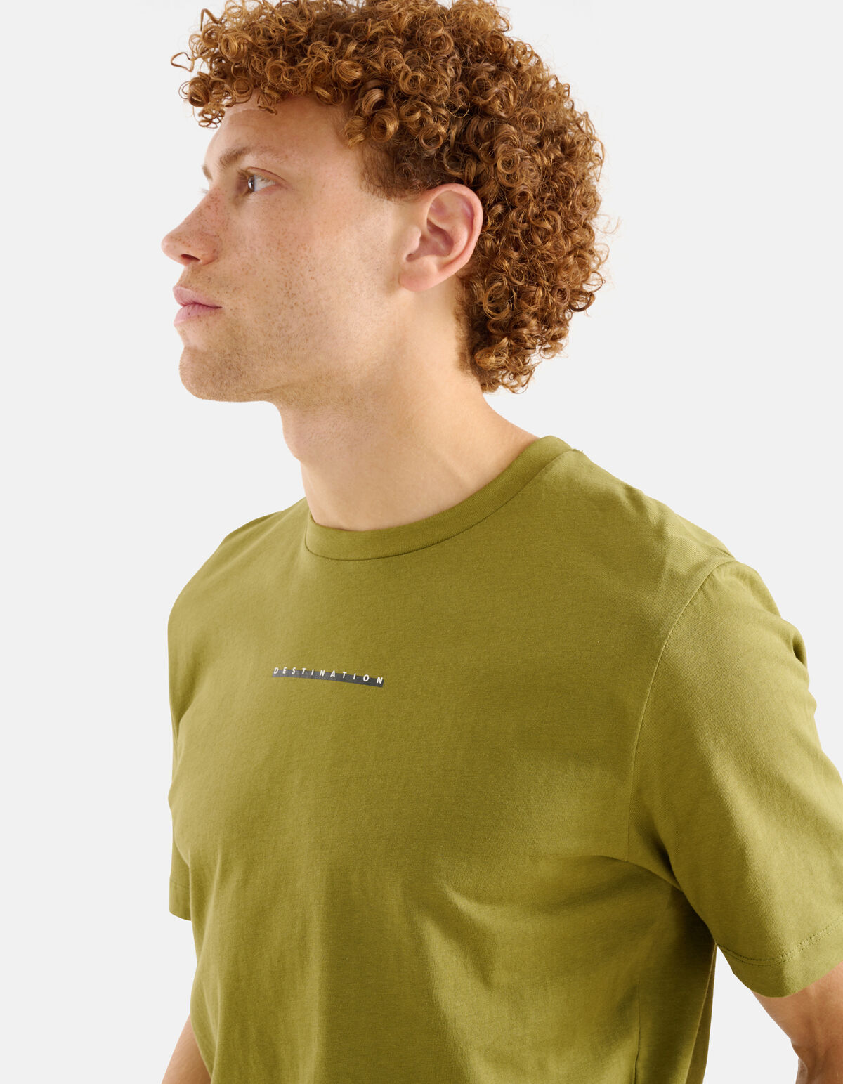 Artwork T-shirt Donkergroen SHOEBY MEN