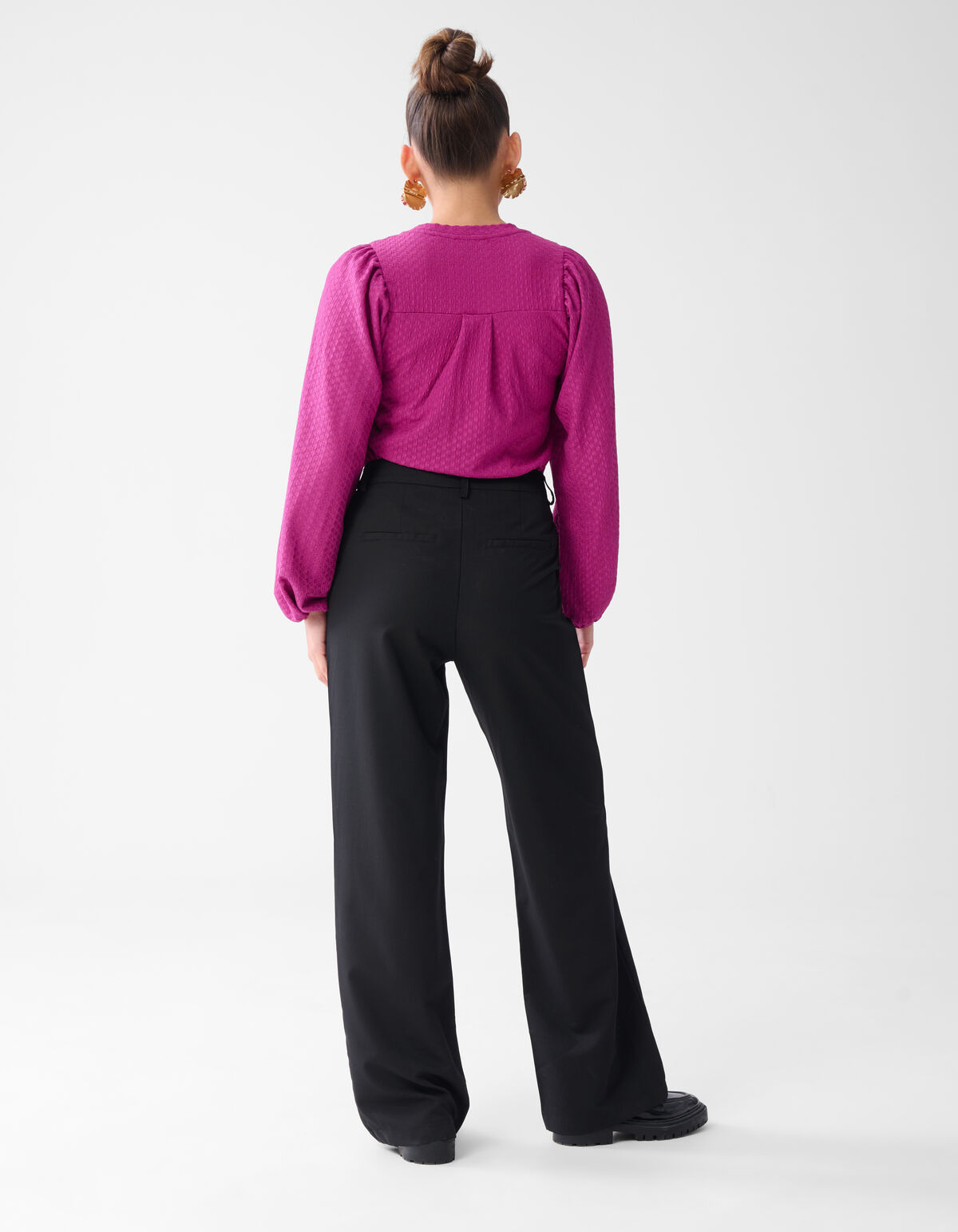 Crinkle Top Paars SHOEBY WOMEN