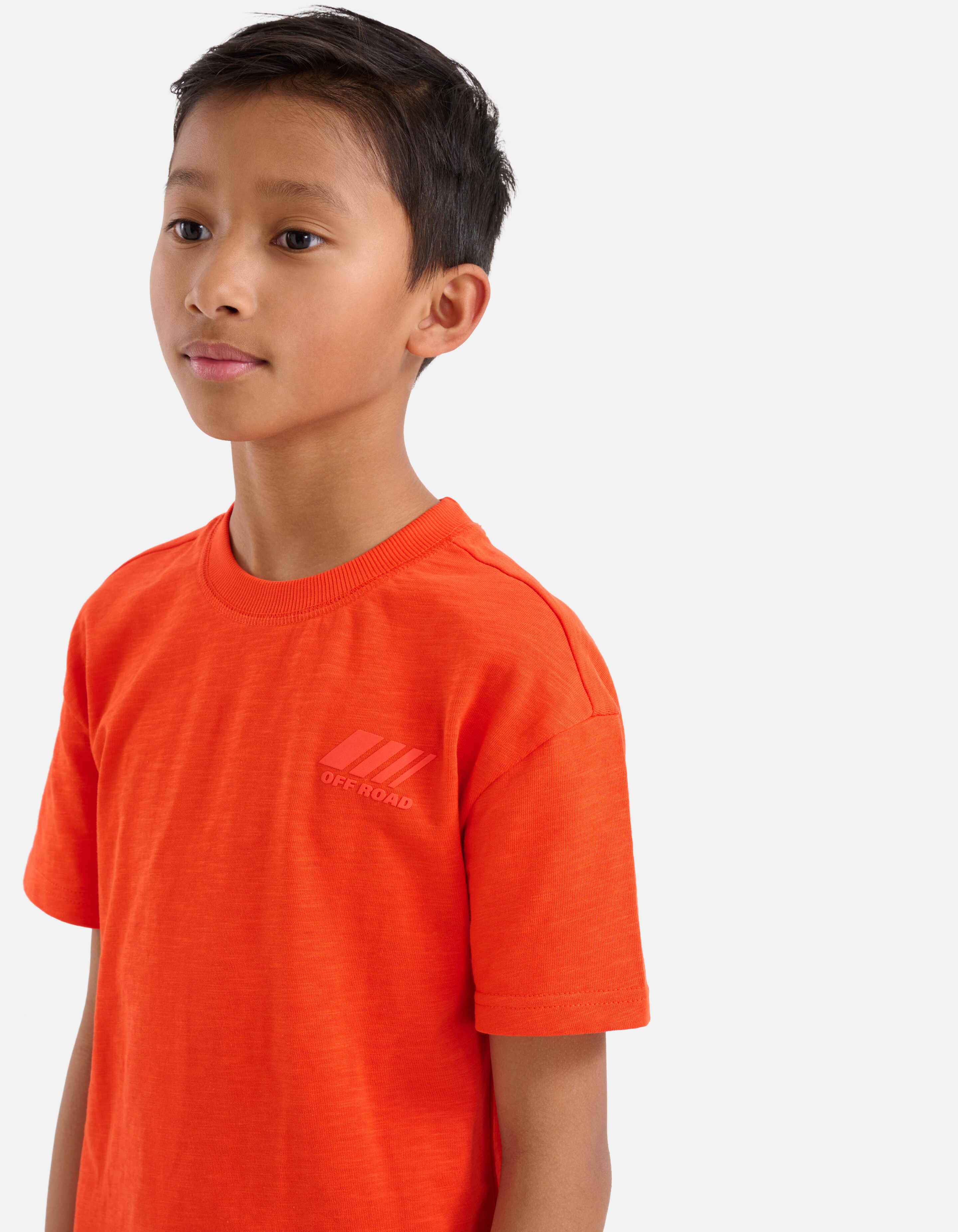 Heavy Basis T-shirt Rood SHOEBY BOYS