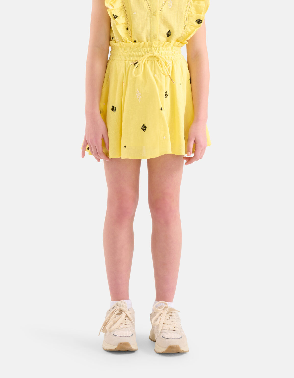 Embroidery Rok Geel SHOEBY GIRLS