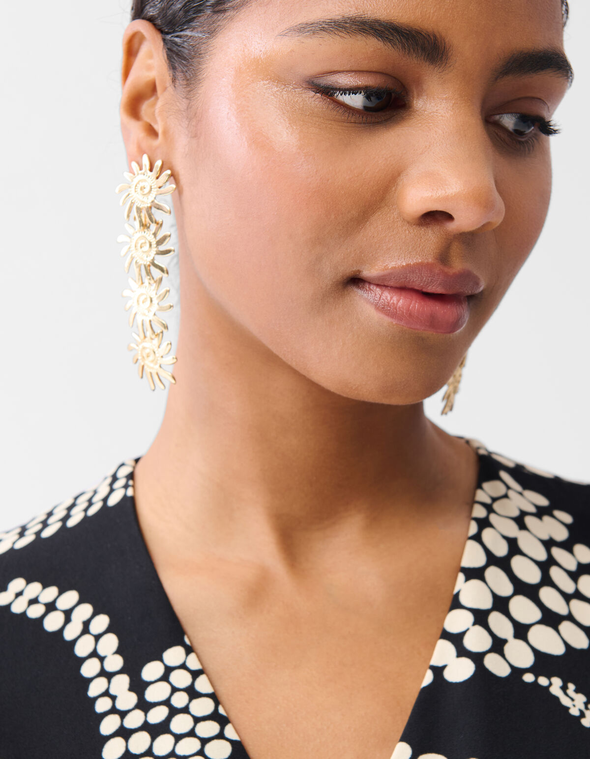 Printed Mini Jurk Zwart SHOEBY WOMEN