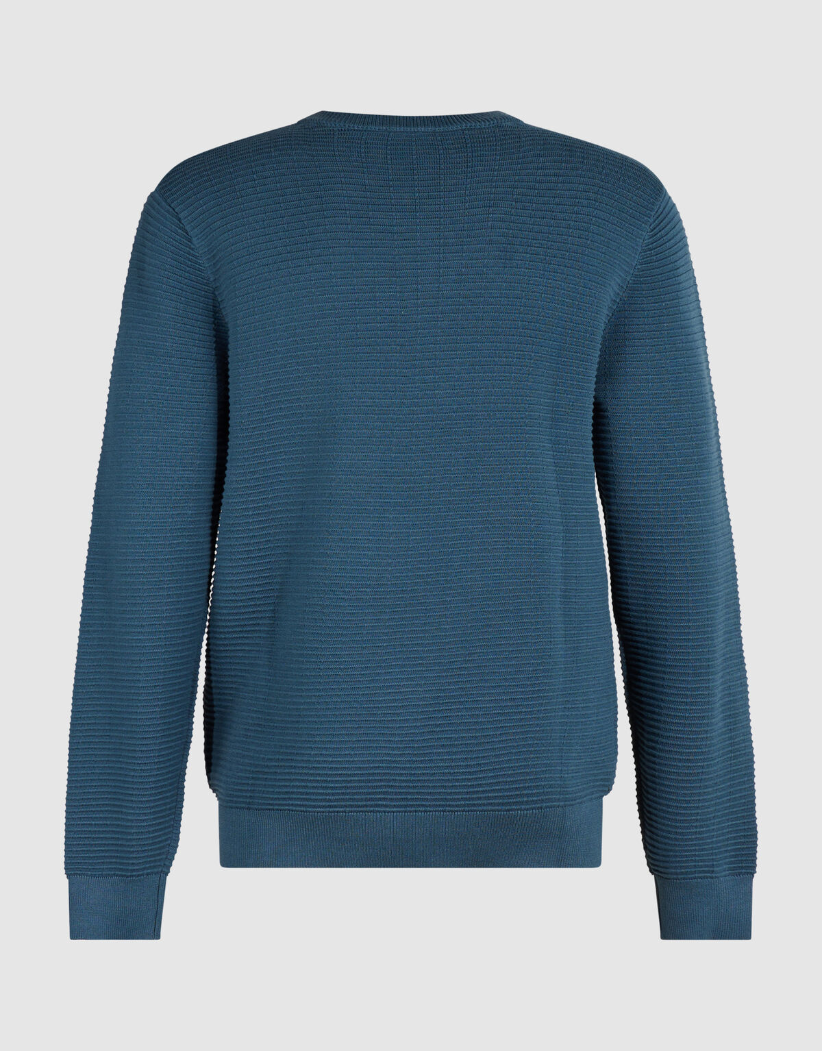 Rib Gebreide Trui Donkerblauw SHOEBY MEN