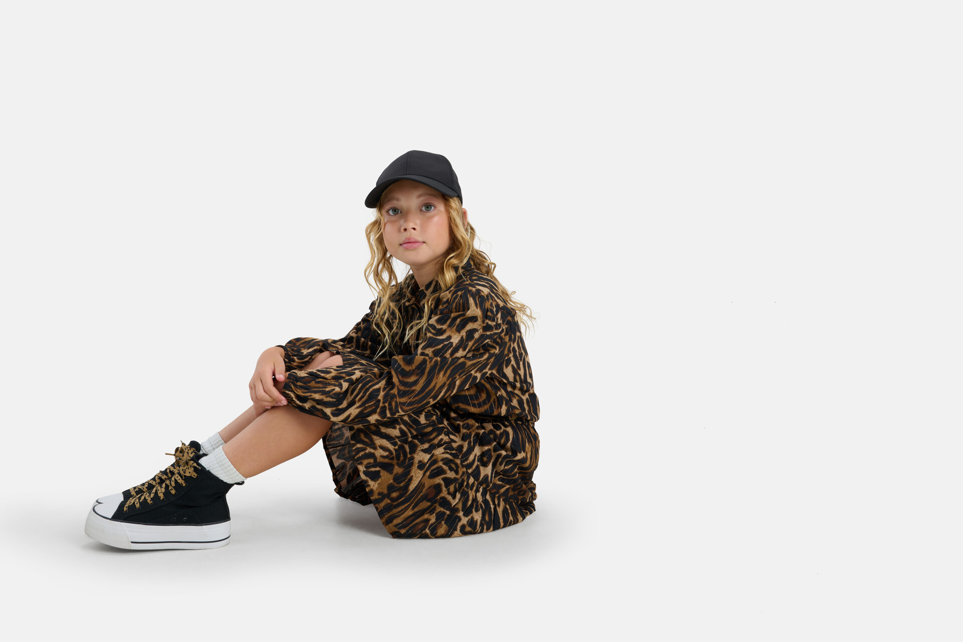 Leopard Jurk Bruin SHOEBY GIRLS