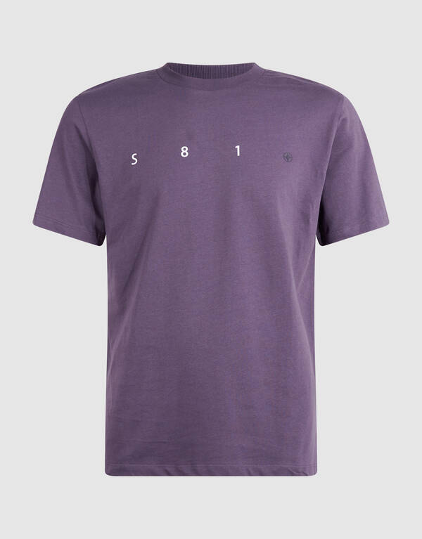 Minimal Artwork T-shirt Paars SHOEBY MEN