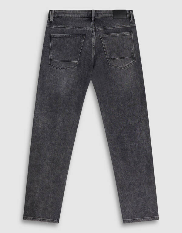 Slim Straight Fit Jeans Donkergrijs L32 SHOEBY MEN