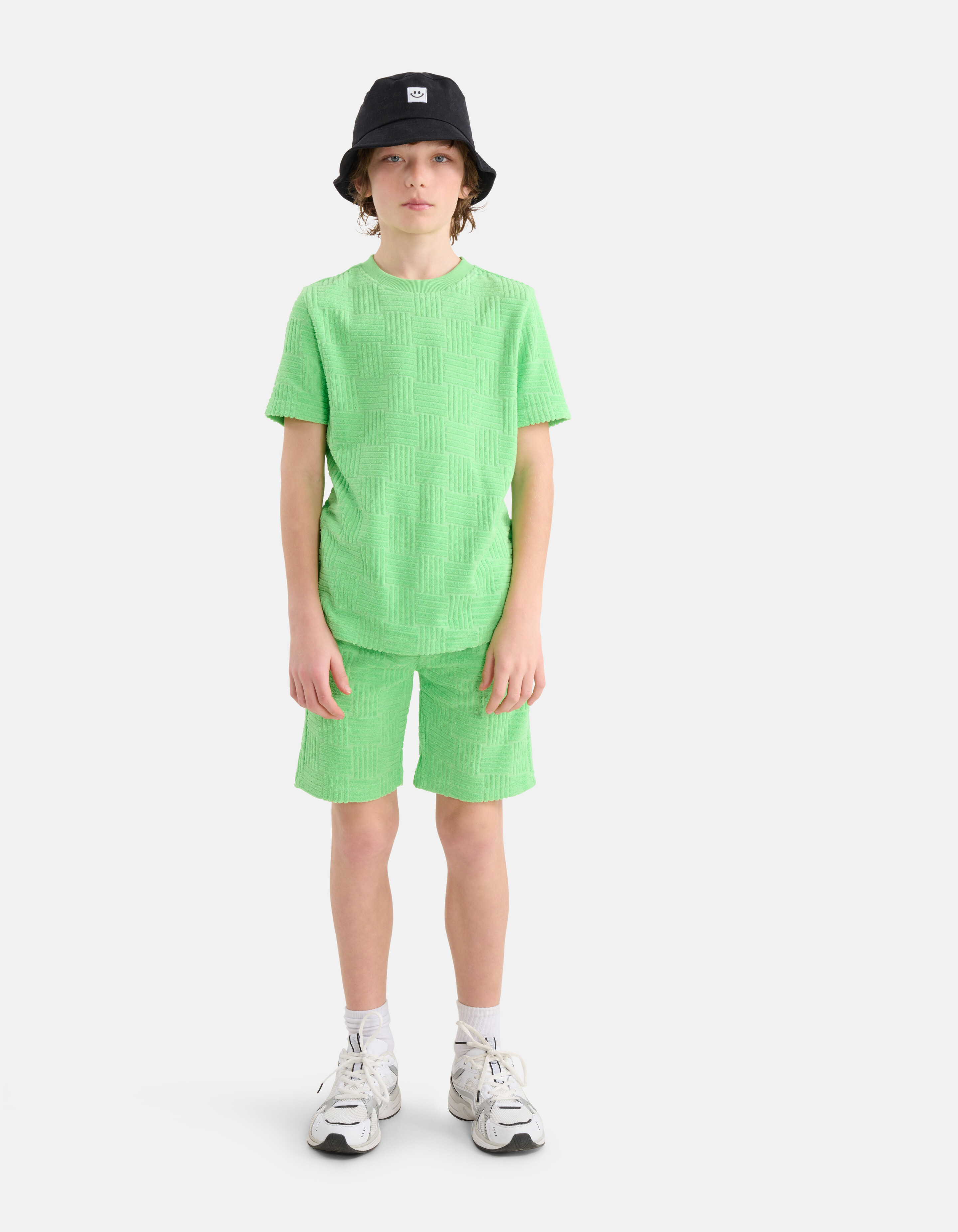 Towelling Short Groen SHOEBY BOYS